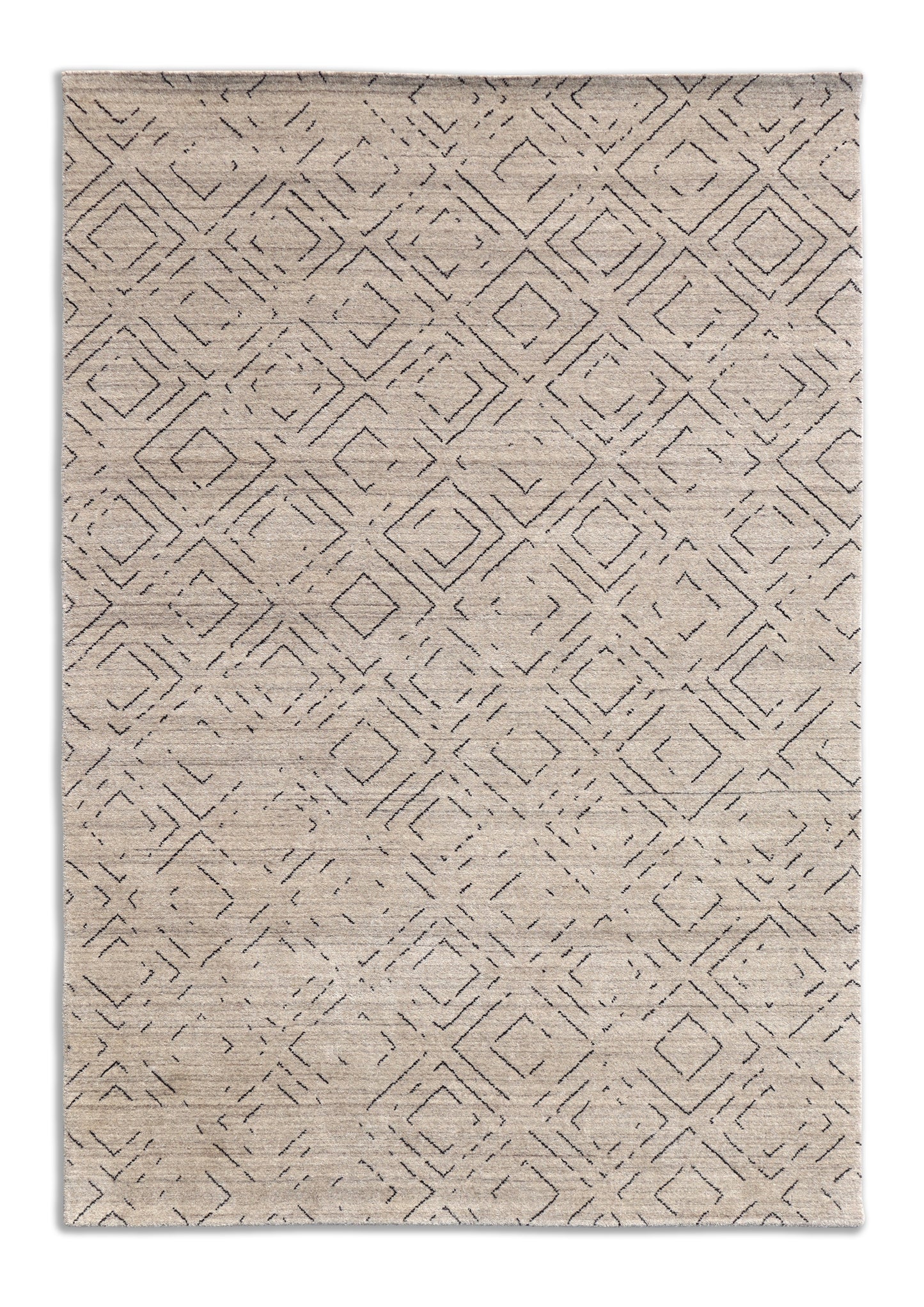 Geometric Earth Handmade Wool Accent Rug 