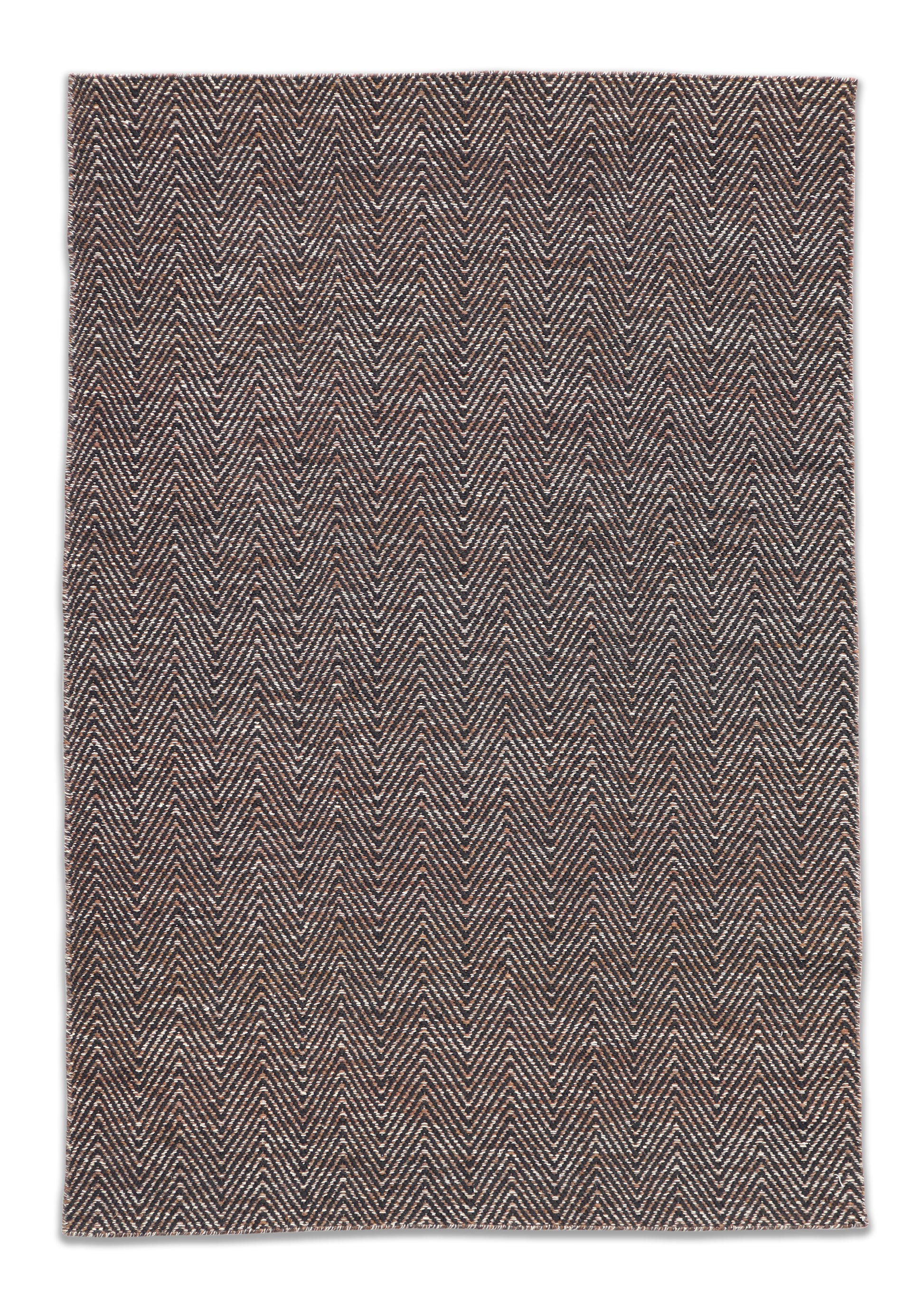 Zigzag Harmony Handmade Wool Small Area Rug 