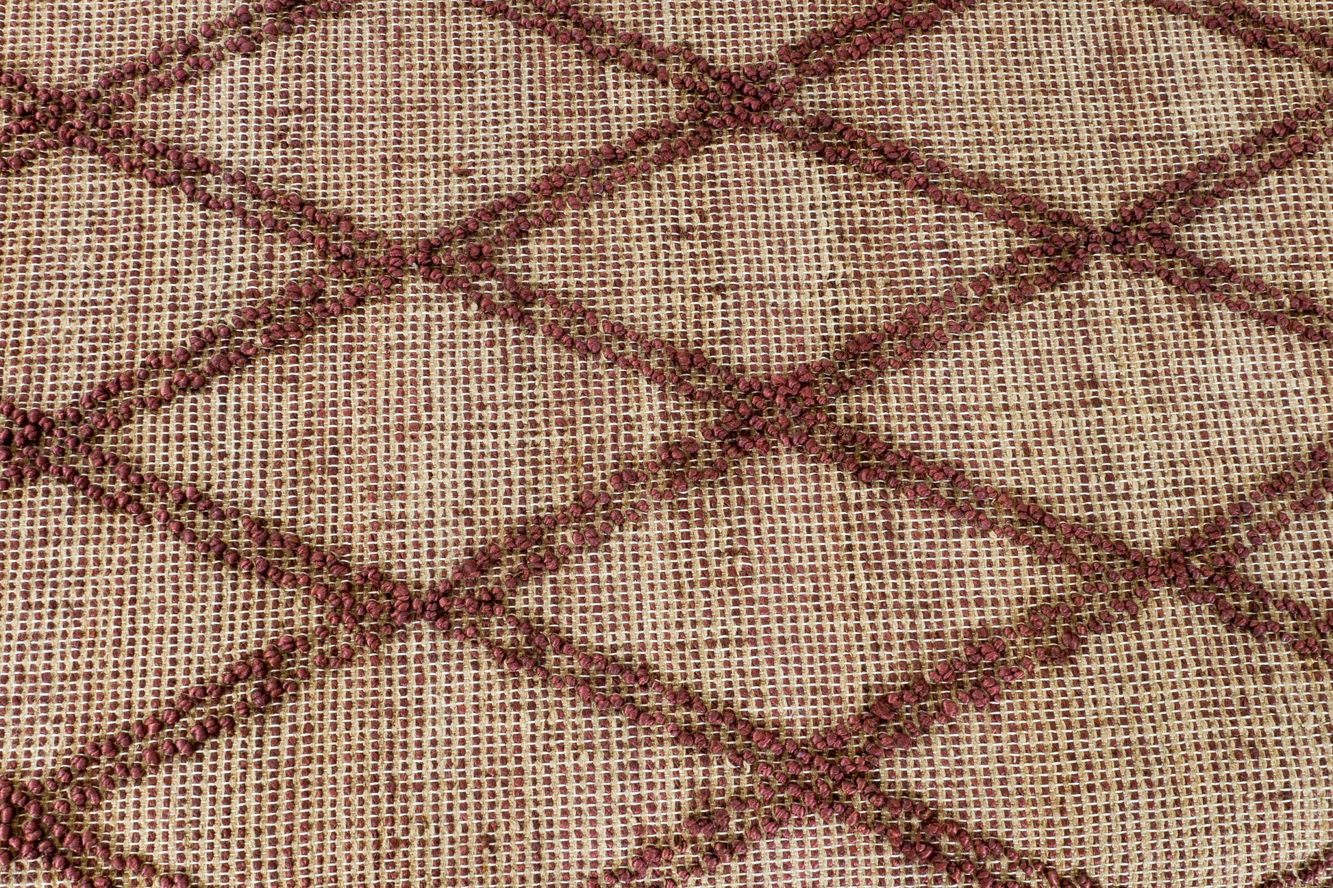 Diamond Harmony Handwoven Jute Accent Rug