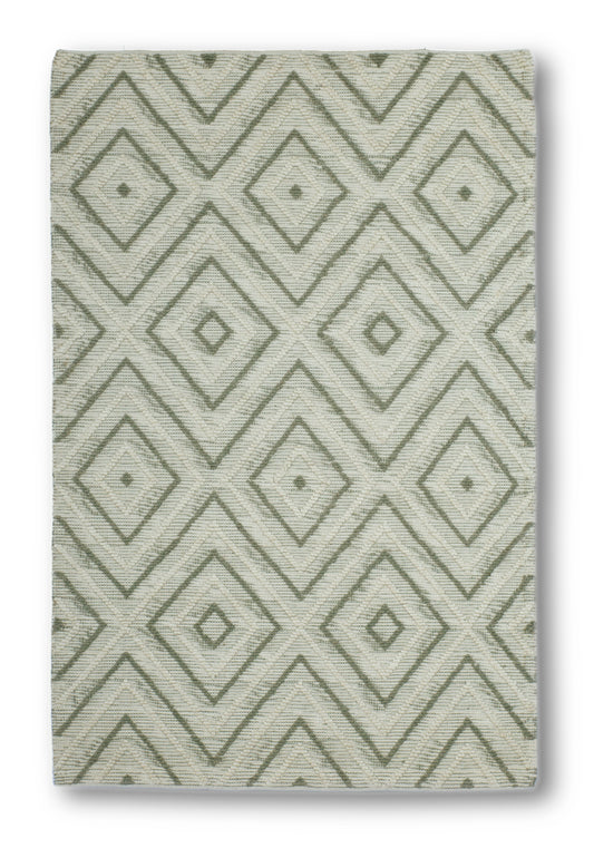 Geometric Haven Handwoven Jute Entryway Rug