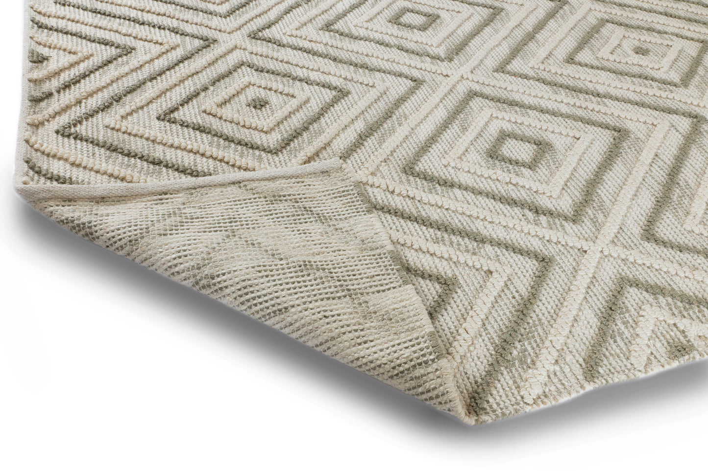 Geometric Haven Handwoven Jute Entryway Rug