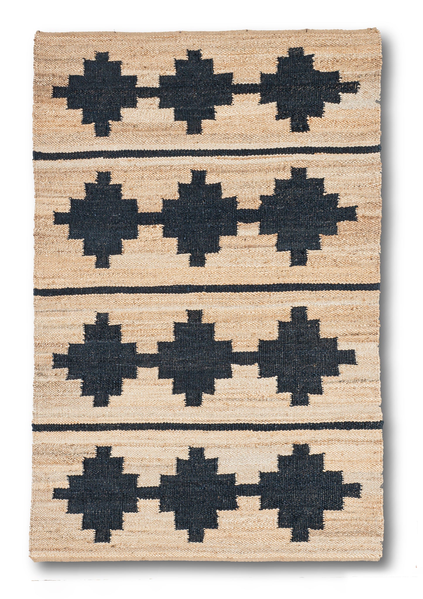 Tribal Echoes Handwoven Jute Accent Rug 