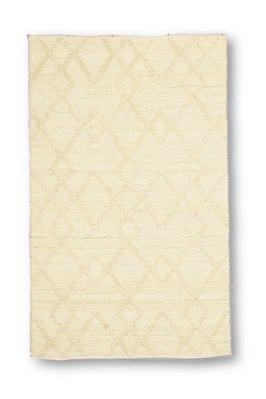 Diamond Serenity Handwoven Jute Accent Rug