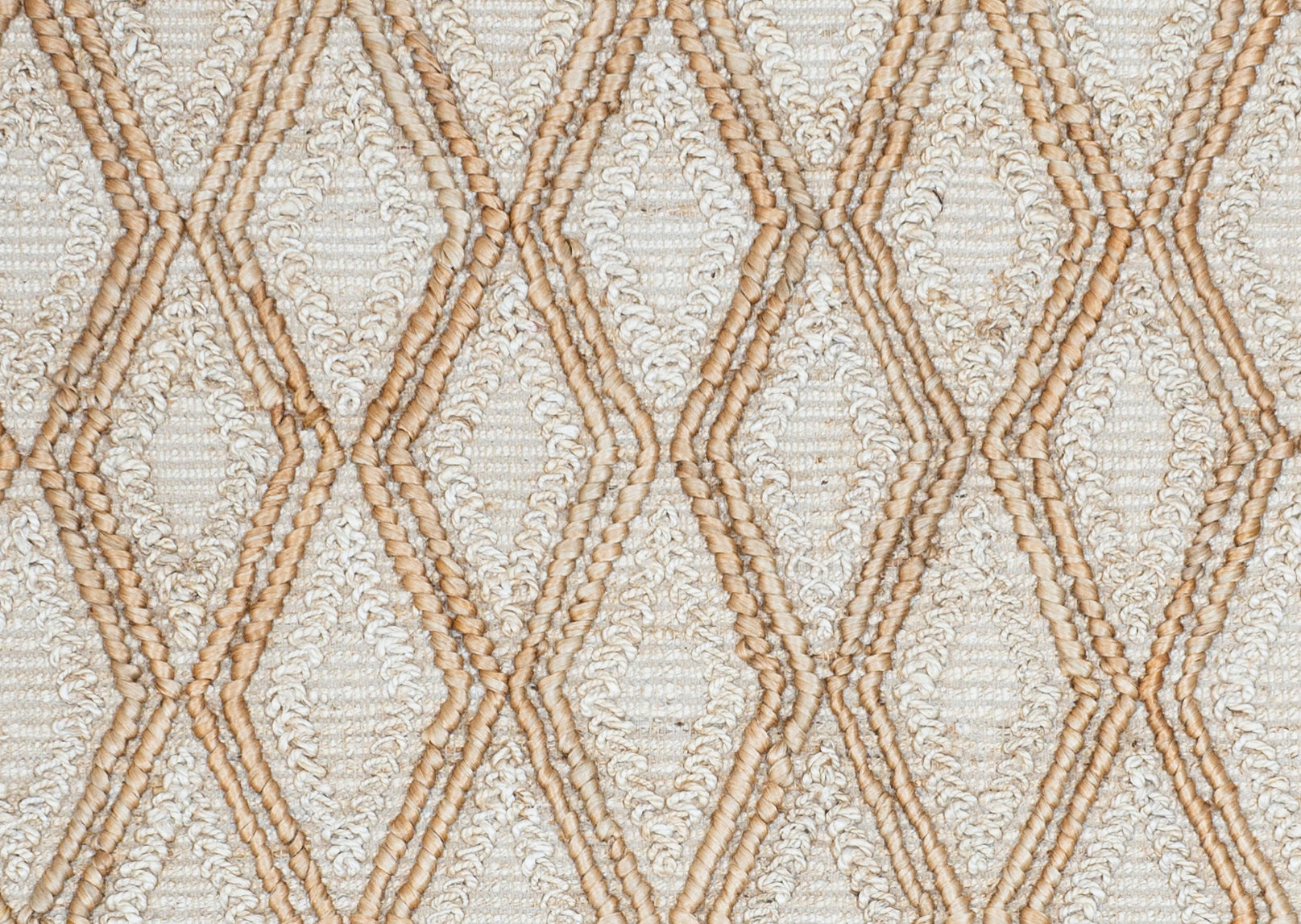 Cascading Diamonds Handwoven Jute Accent Rug