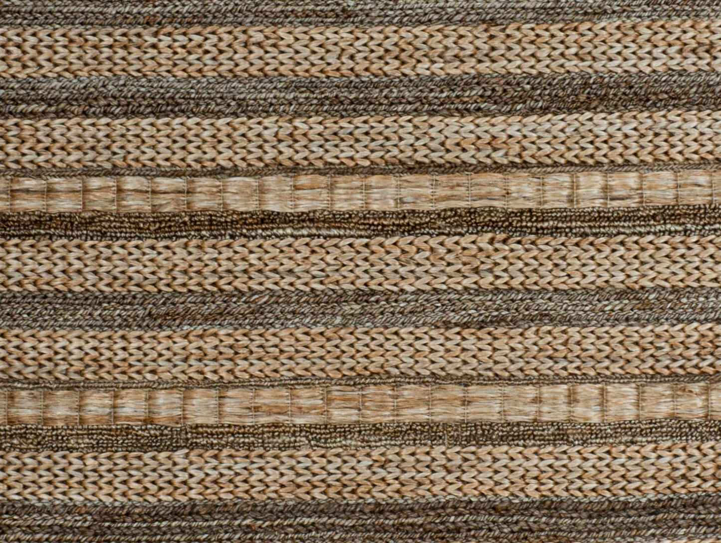 Chameleon Stripes Handwoven Jute Accent Rug – Ambient Hues