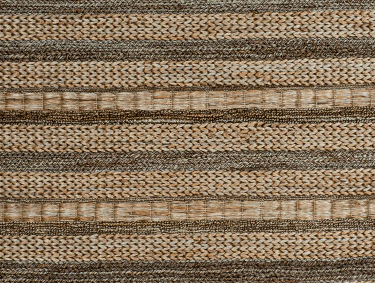 Chameleon Stripes Handwoven Jute Accent Rug – Ambient Hues