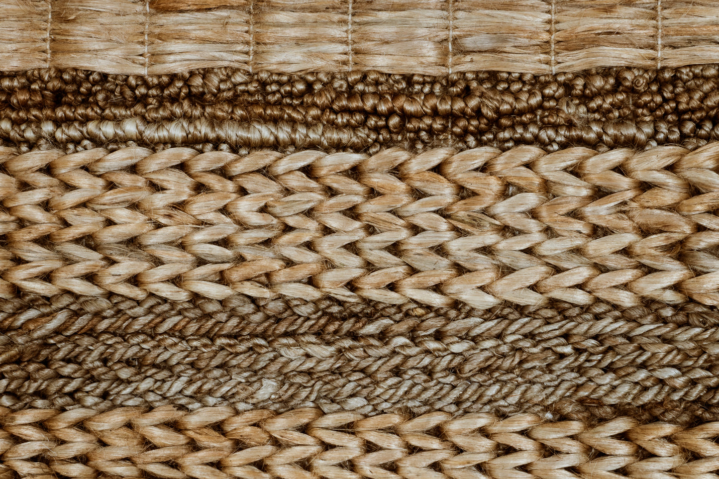 Chameleon Stripes Handwoven Jute Accent Rug – Ambient Hues