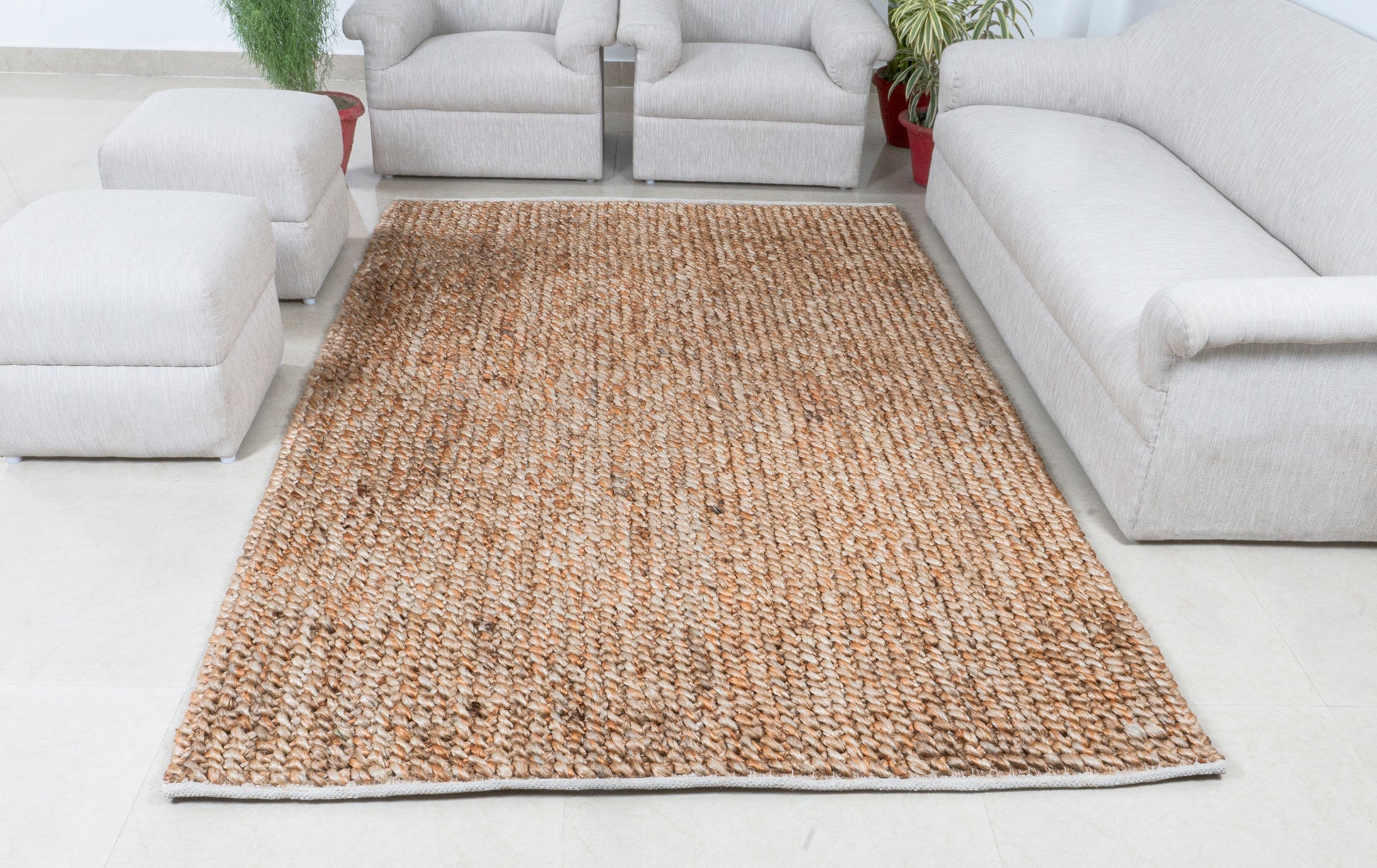 Sienna Fusion Handwoven Jute Accent Rug 