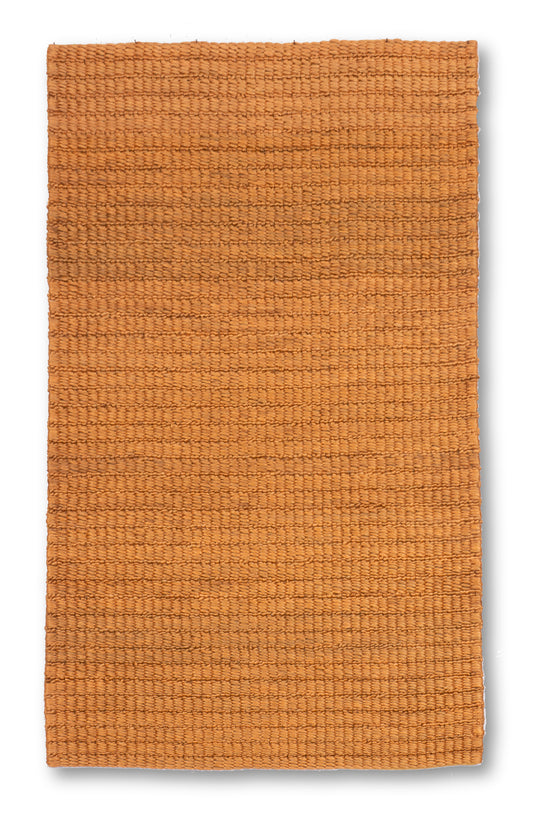 Amber Weave Handwoven Jute Accent Rug – Compact Elegance 