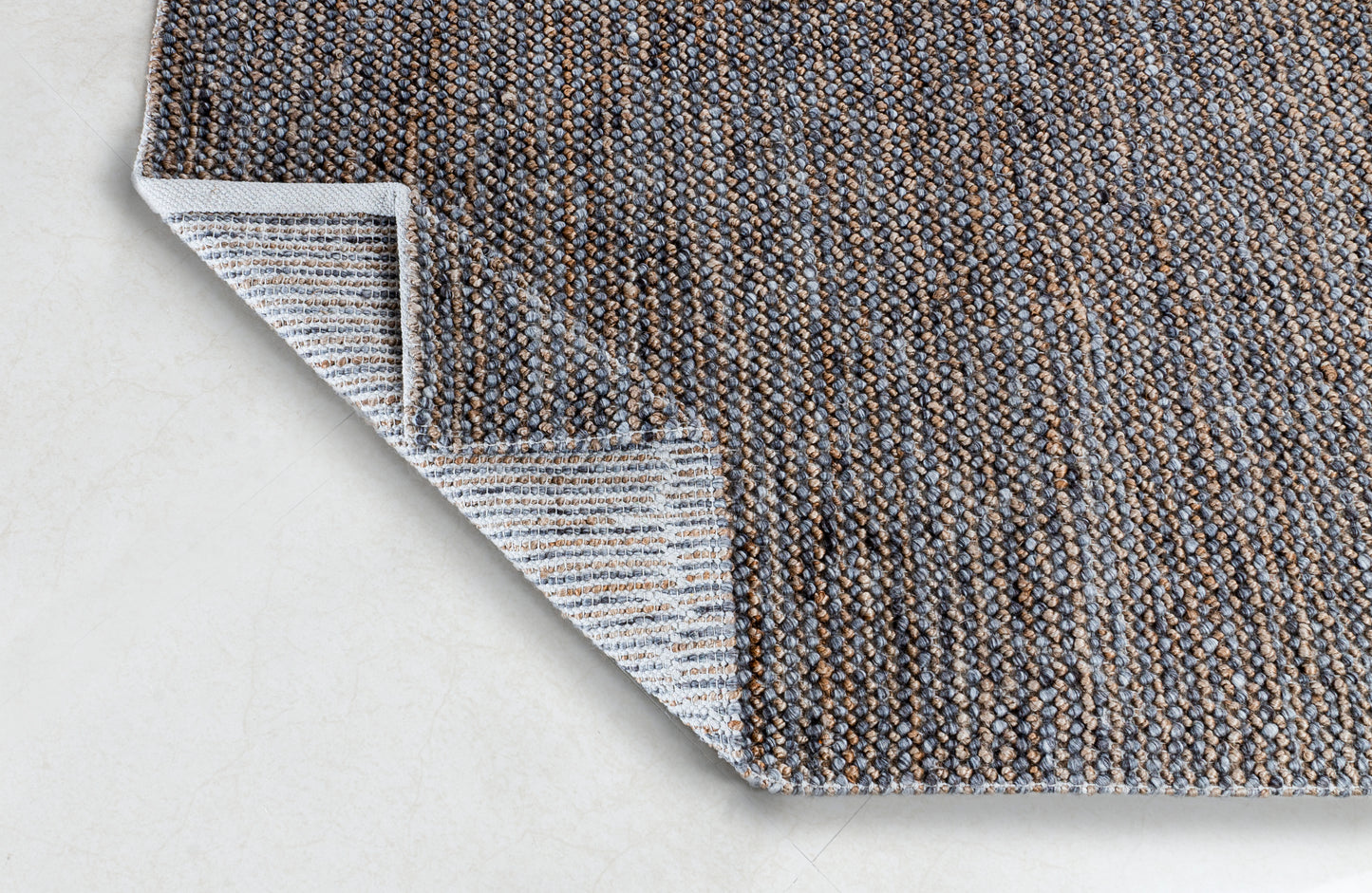 Contour Echoes Handwoven Jute & Wool Accent Rug