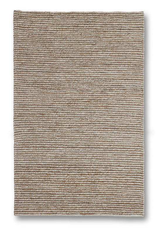 Earthen Stripes Handwoven Jute & Wool Accent Rug