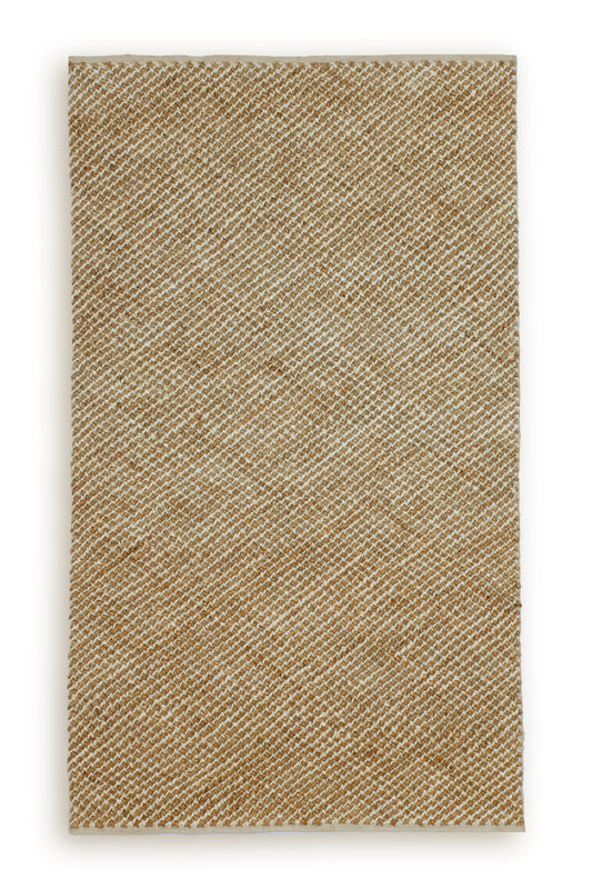 Timeless Textured Handwoven Jute & Wool Accent Rug