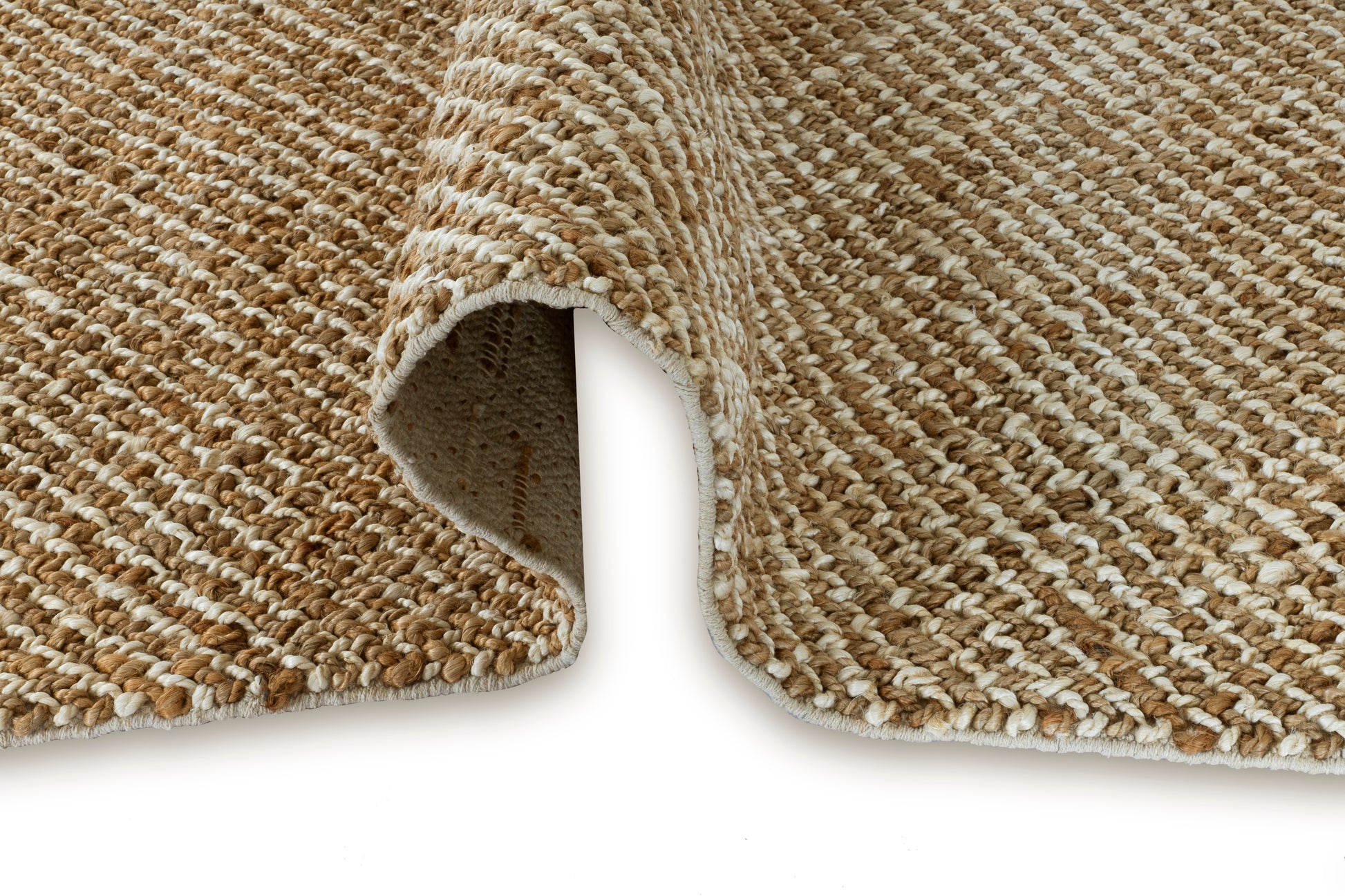 Timeless Textured Handwoven Jute & Wool Accent Rug