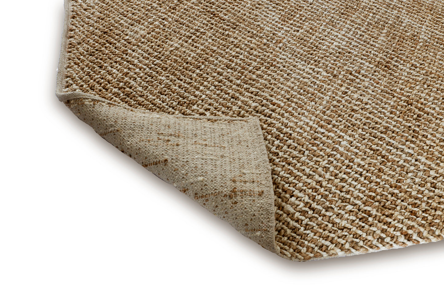 Timeless Textured Handwoven Jute & Wool Accent Rug