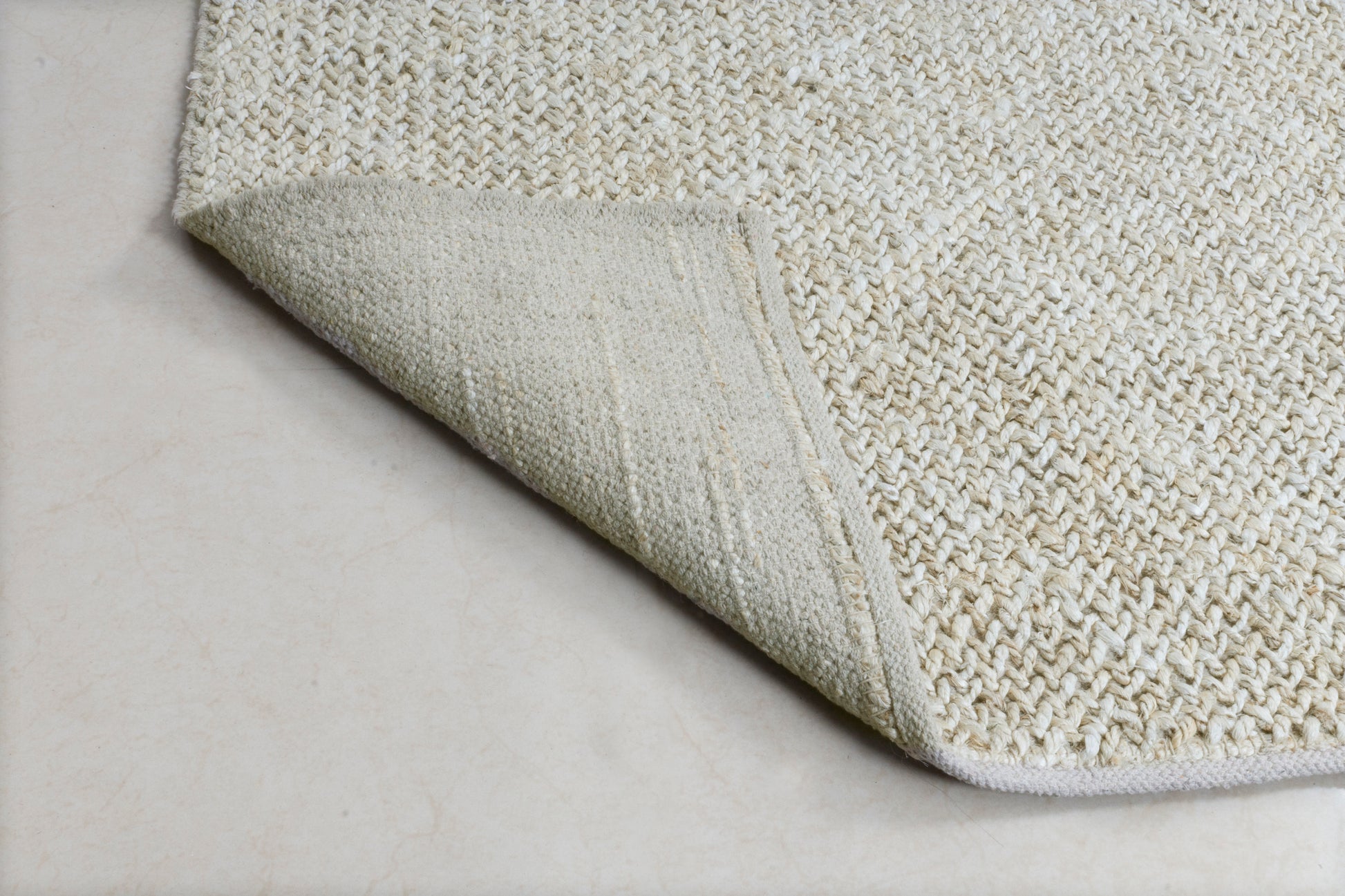 Ivory Serenity Handwoven Jute Accent Rug