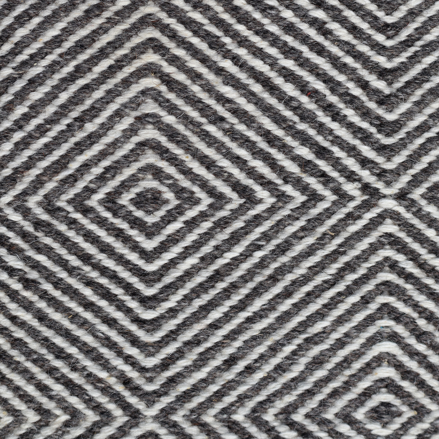 Luxe Geometry Handmade Wool Accent Rug