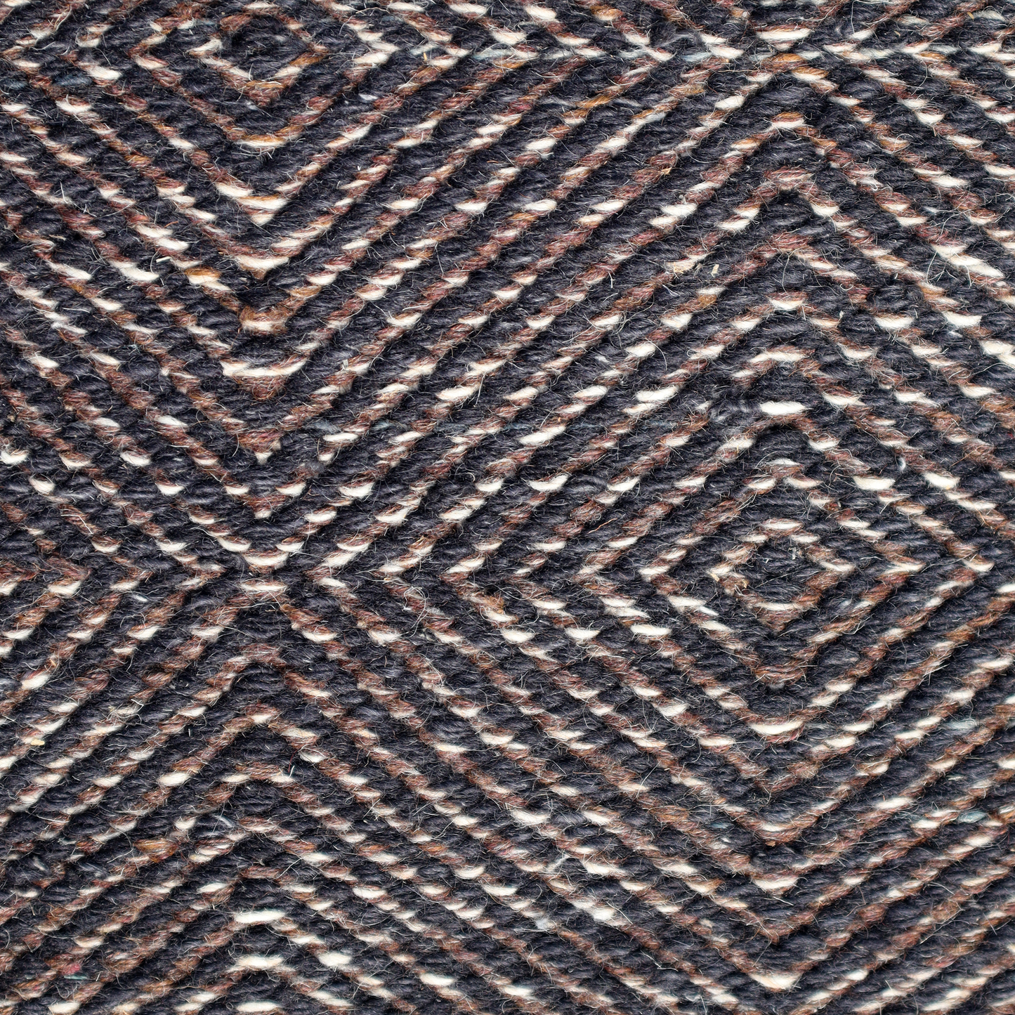    	 Geometric Whirl Handmade Wool Accent Rug