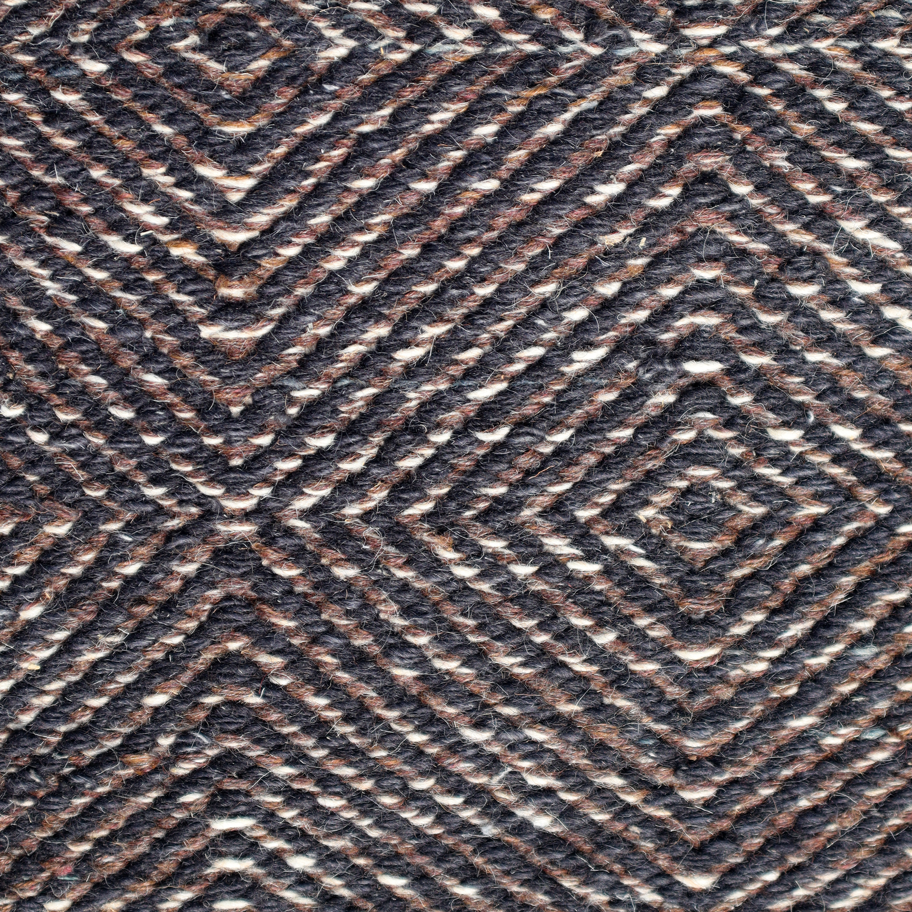    	 Geometric Whirl Handmade Wool Accent Rug