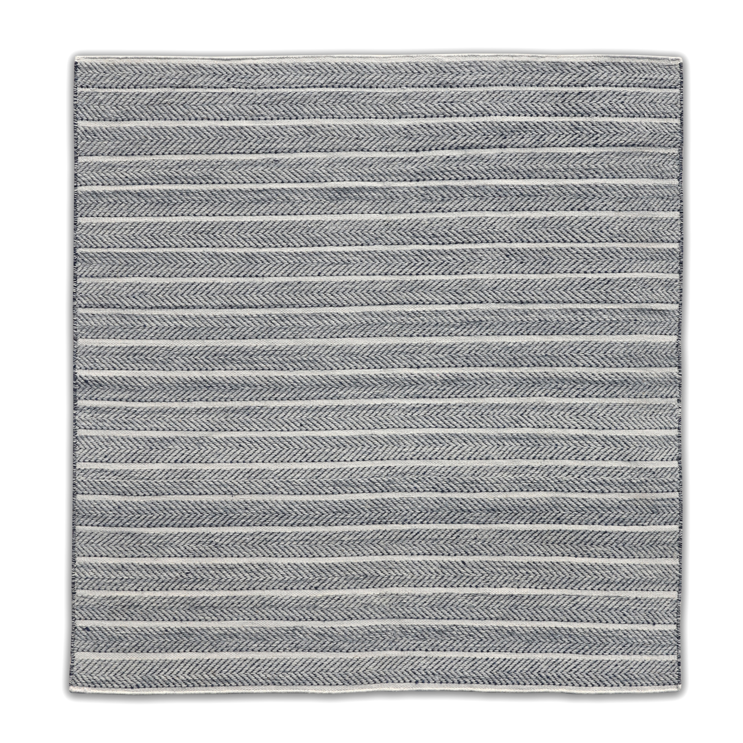 Coastal Charm Handmade Wool Duo-Tone Accent Rug