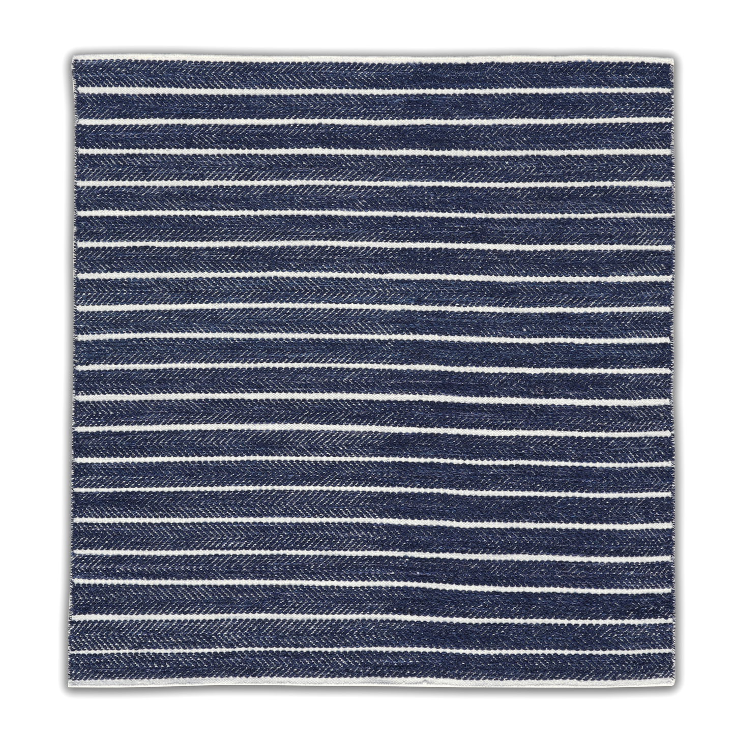 Coastal Charm Handmade Wool Duo-Tone Accent Rug