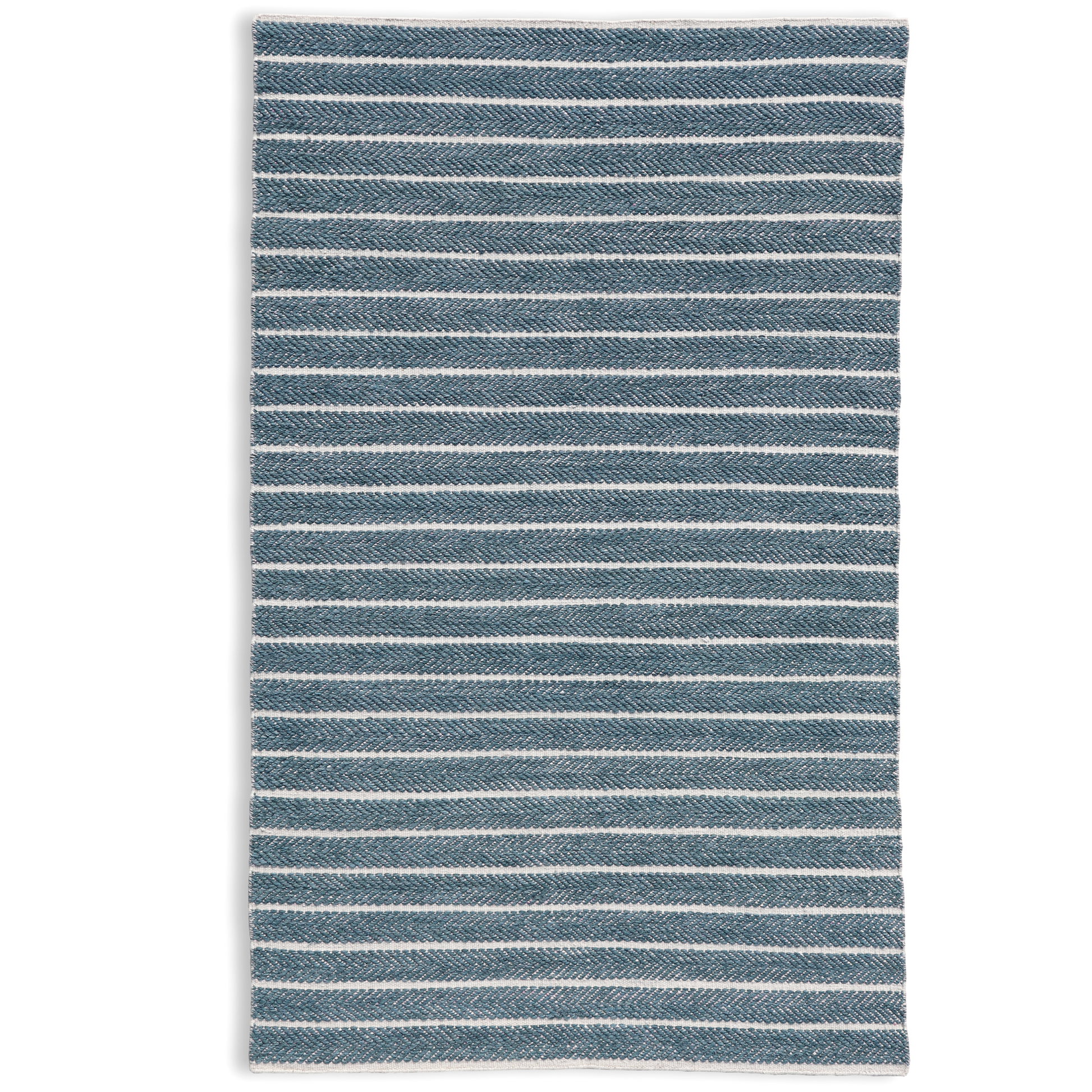 Serenity Stripes Handmade Reversible Wool Accent Rug