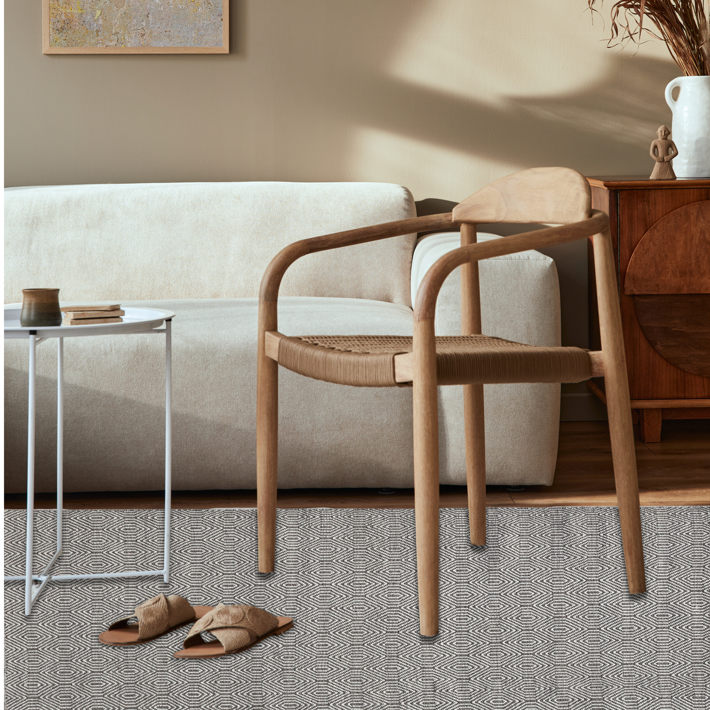 Elysian Twill Handmade Woolen Accent Rug