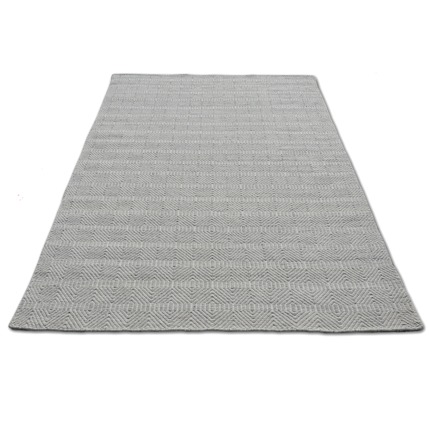 Timeless Handmade Scandinavian Flatweave Ivory/Grey Accent Rug 