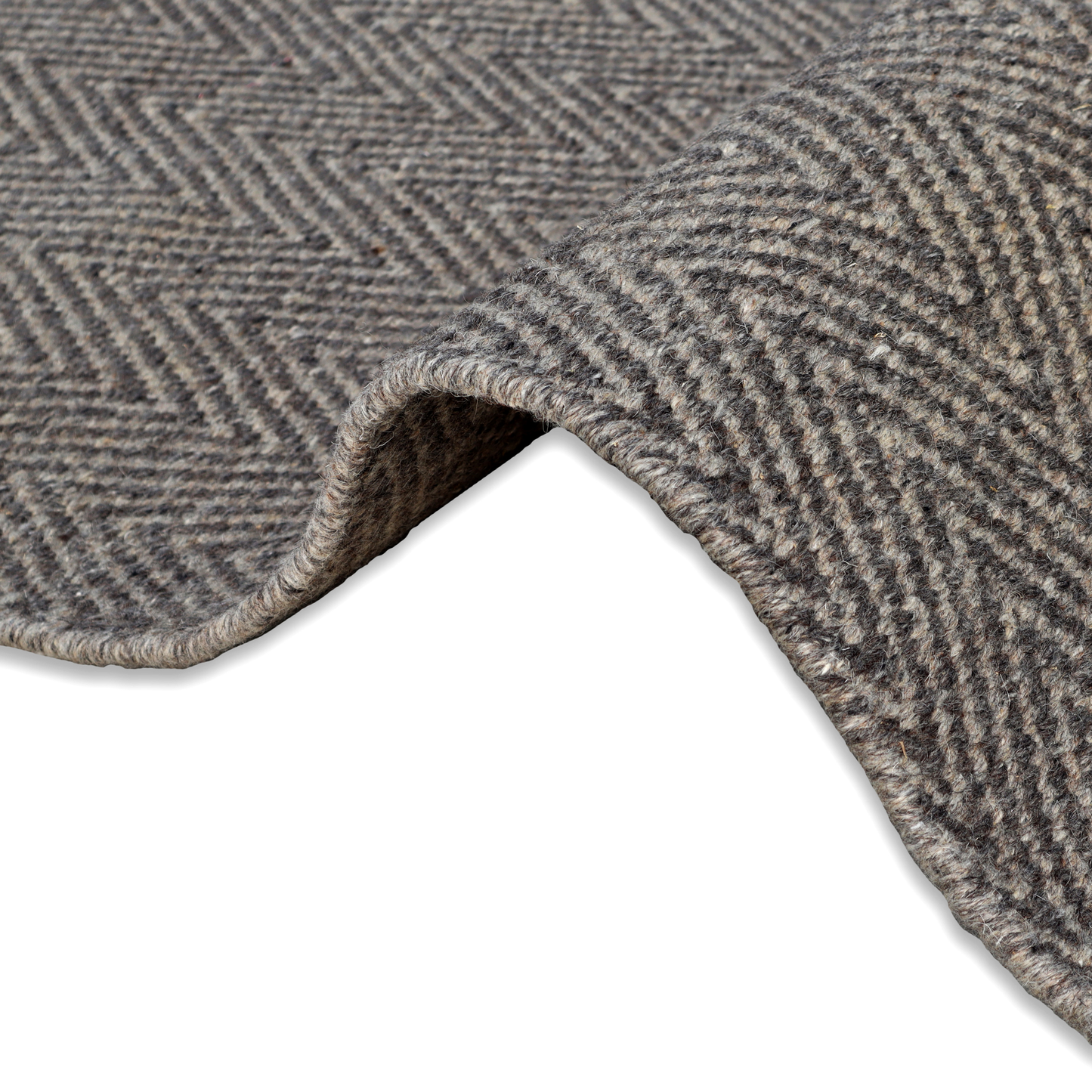 Woven Whisper Handmade Herringbone Accent Rug