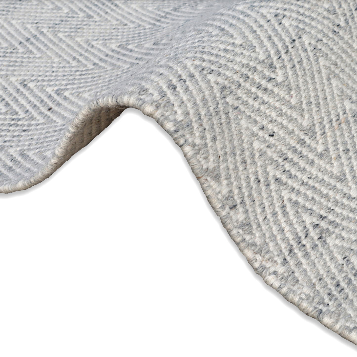 Coastal Wave Handmade Reversible Wool Accent Rug