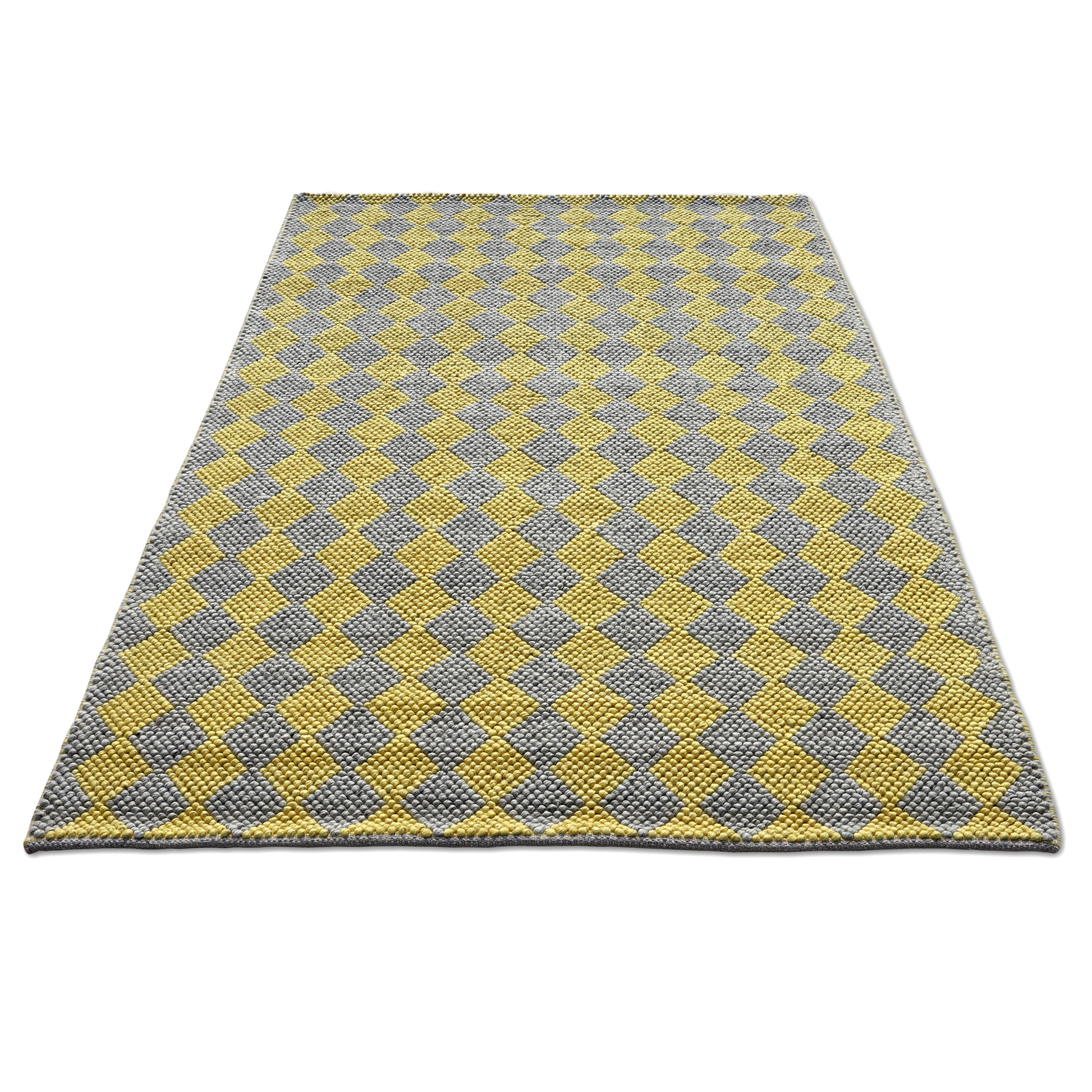 Geometric Harmony Handmade Loop and Pile Rug