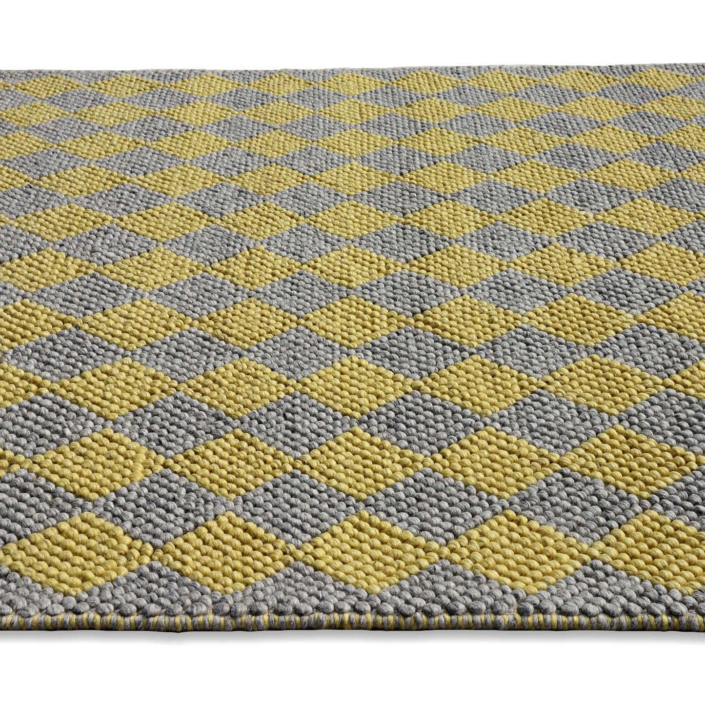 Geometric Harmony Handmade Loop and Pile Rug