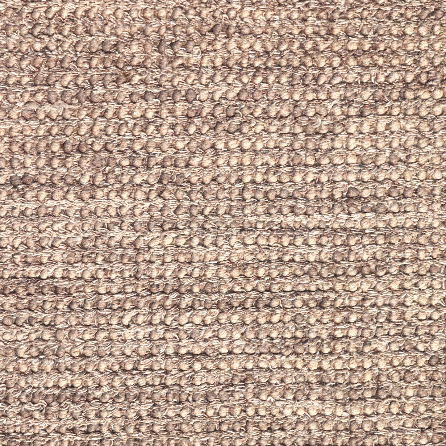 Earth Tones Handmade Wool Loop and Pile Accent Rug