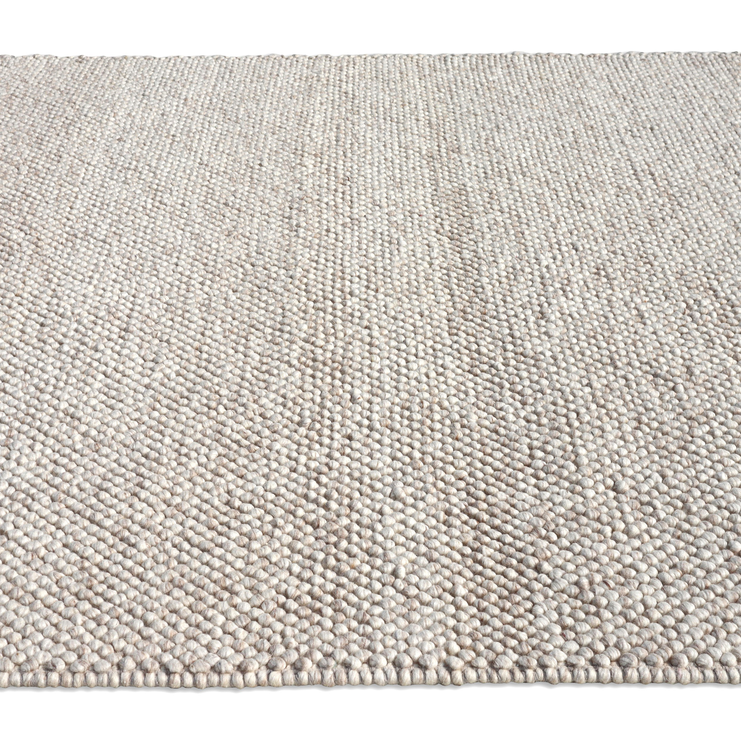 Sandy Shores Handmade Wool Loop and Pile Rug 