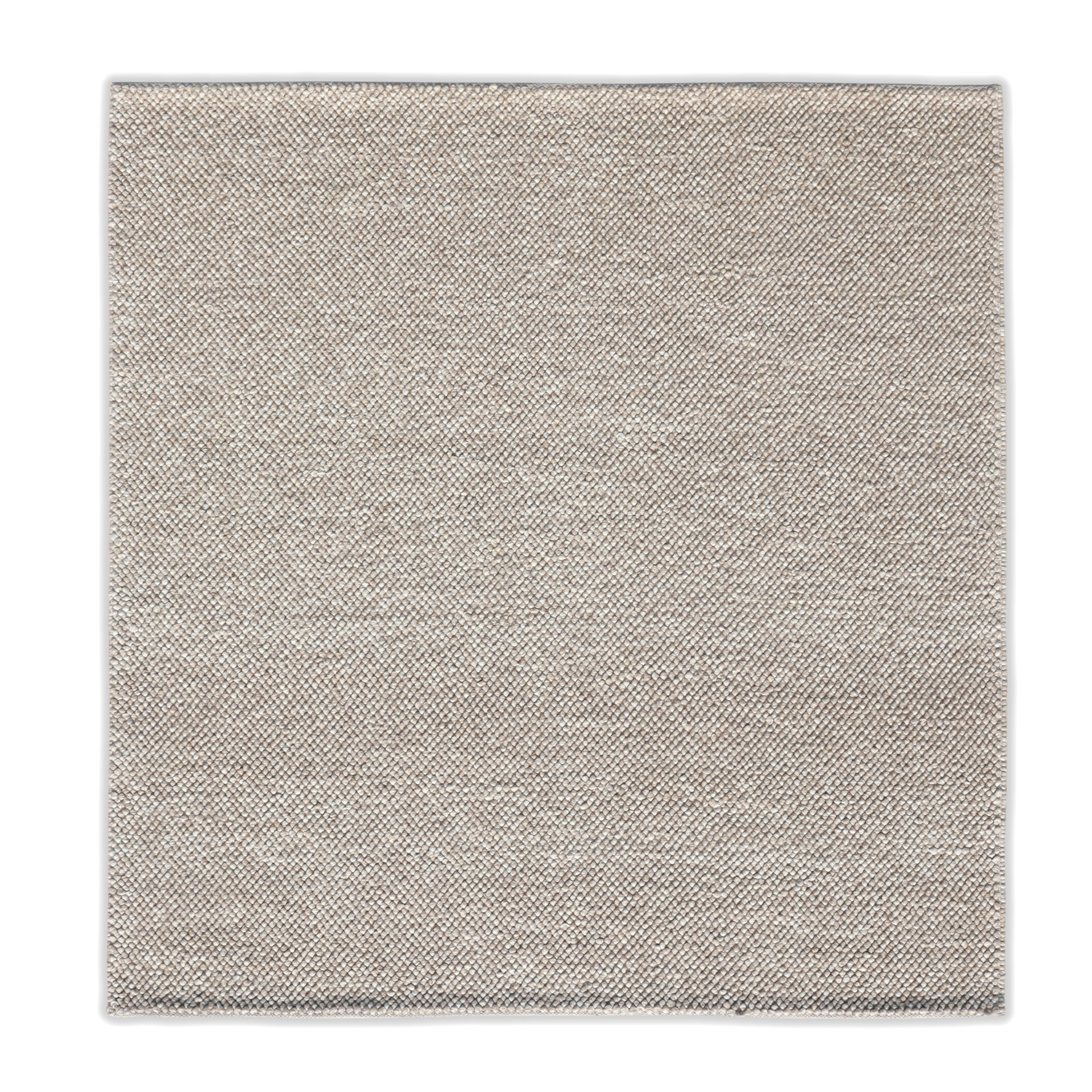 Gentle Grains Handmade Wool Loop and Pile Accent Rug