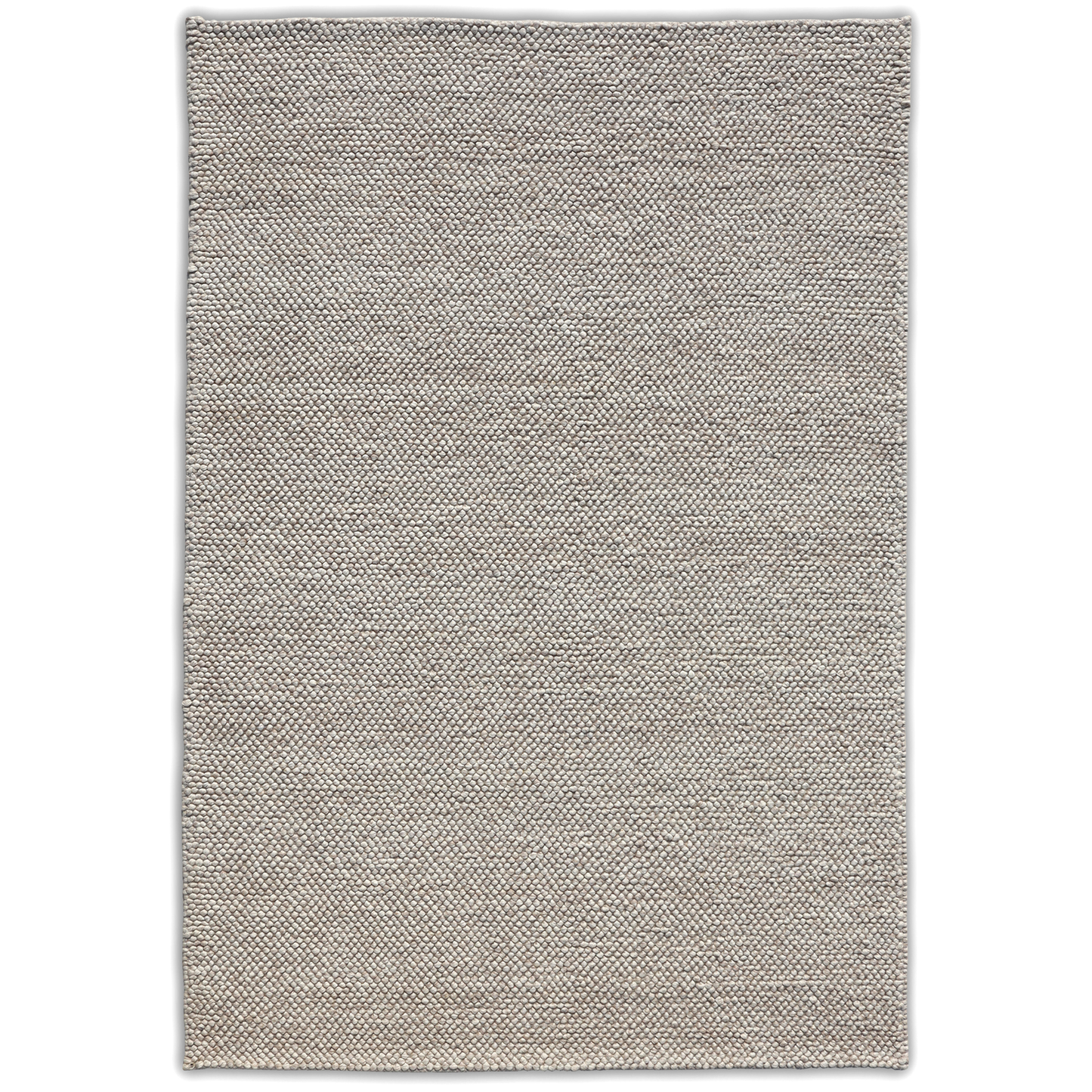 Gentle Grains Handmade Wool Loop and Pile Accent Rug