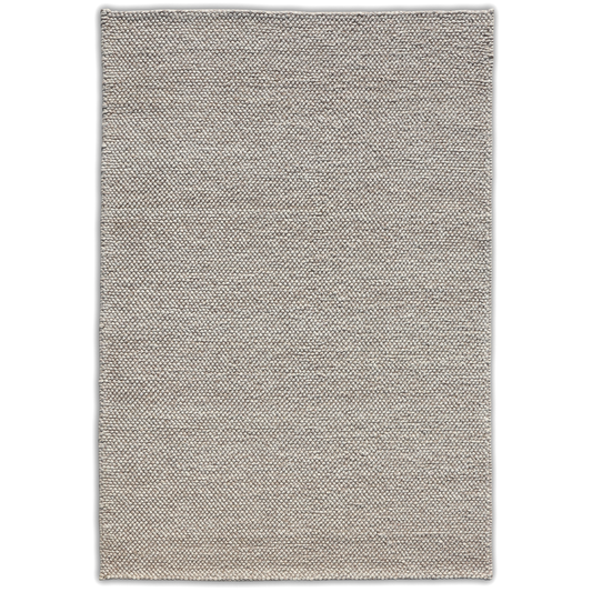 Gentle Grains Handmade Wool Loop and Pile Accent Rug