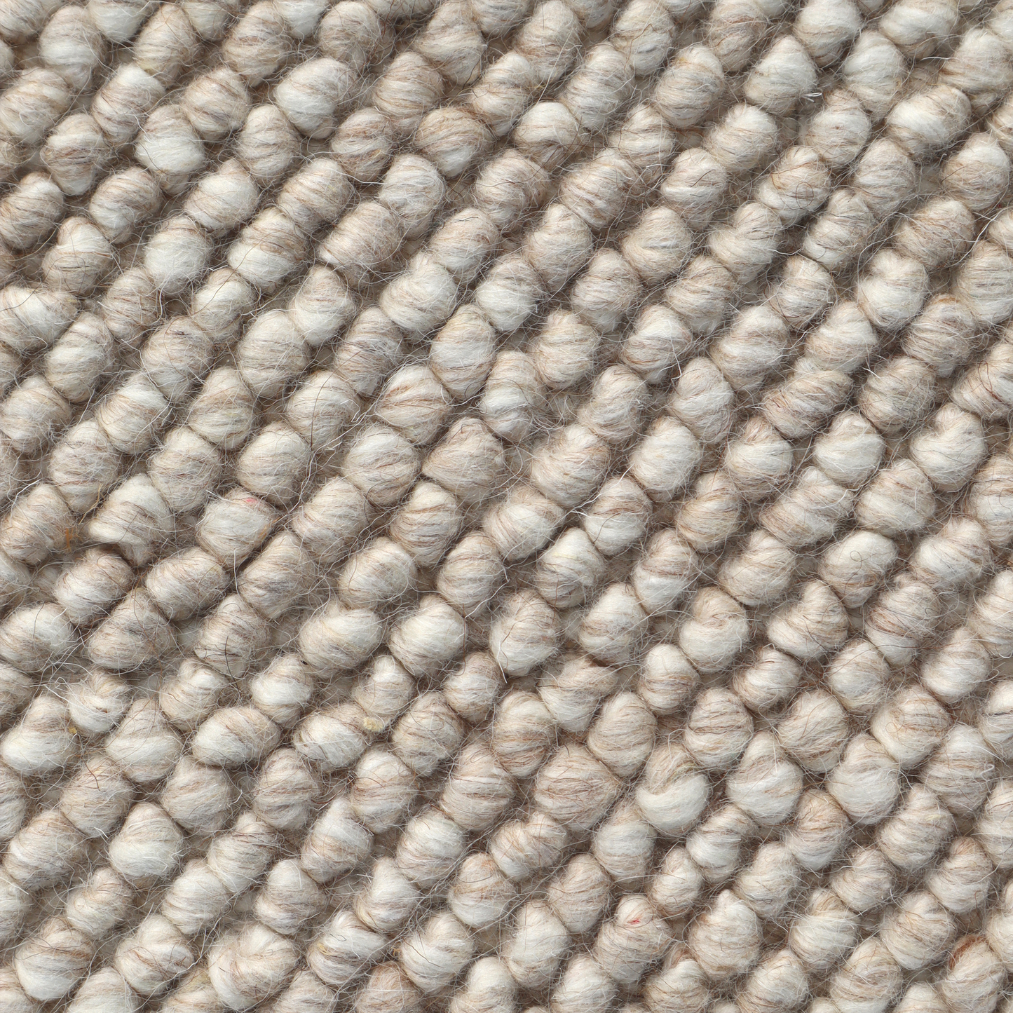 Gentle Grains Handmade Wool Loop and Pile Accent Rug