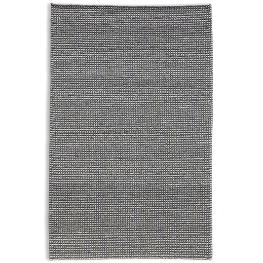 Granite Hues Handmade Wool Loop and Pile Rug