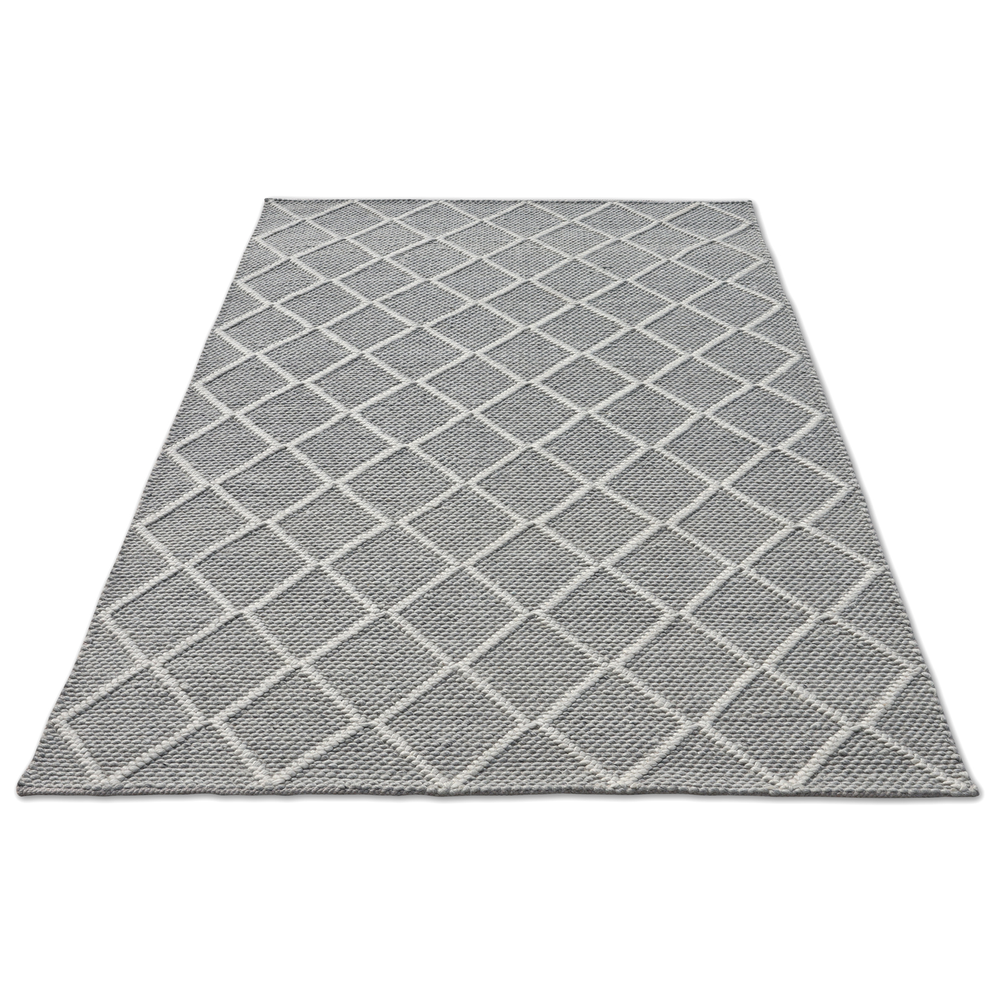 Lattice Luxe Handmade Wool Accent Rug