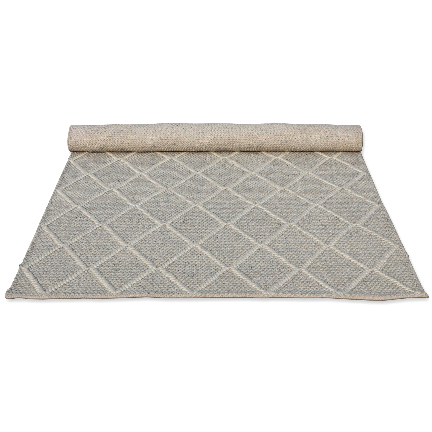 Lattice Luxe Handmade Wool Accent Rug