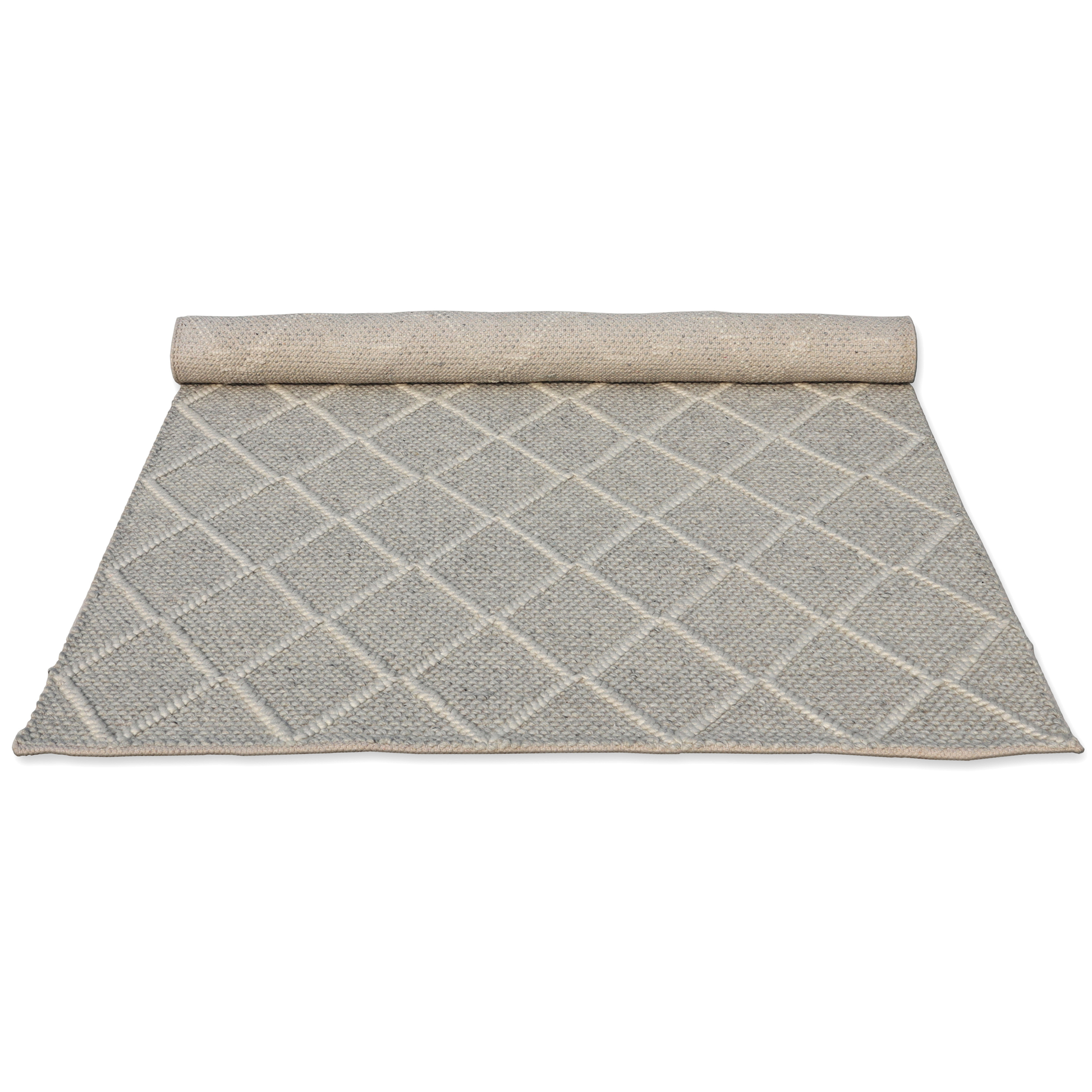 Lattice Luxe Handmade Wool Accent Rug