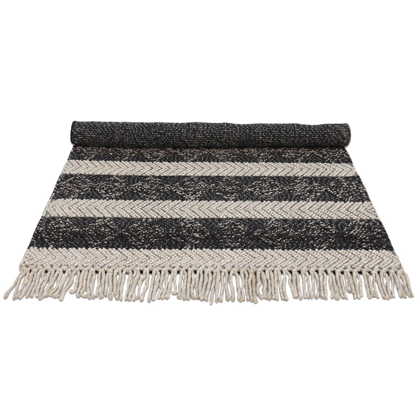 Tribal Tread Handmade Wool Accent Rug 