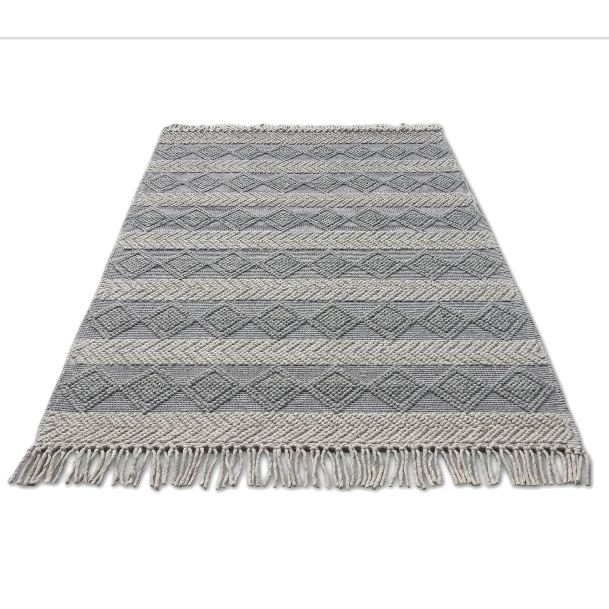 Harmony Striped Handmade Wool Accent Rug