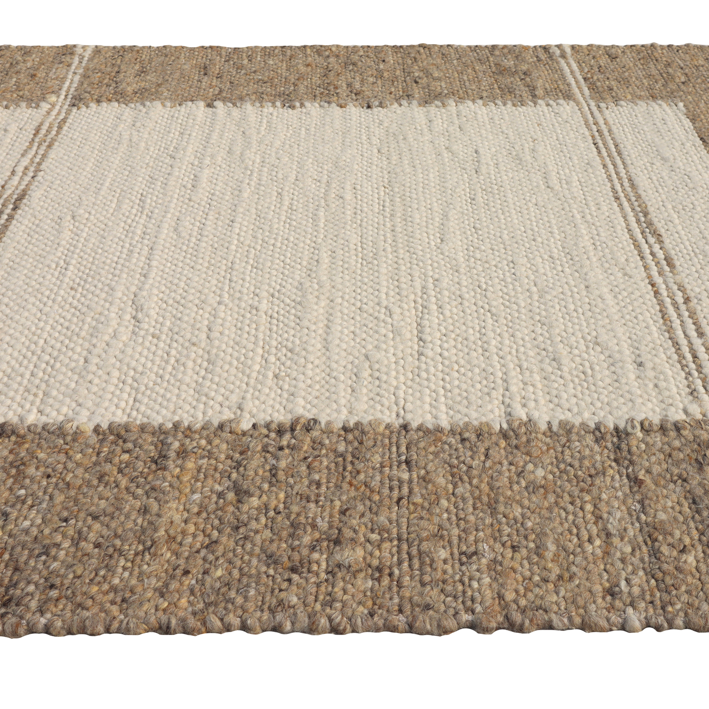 Farmhouse Elegance Handmade Wool Accent Rug