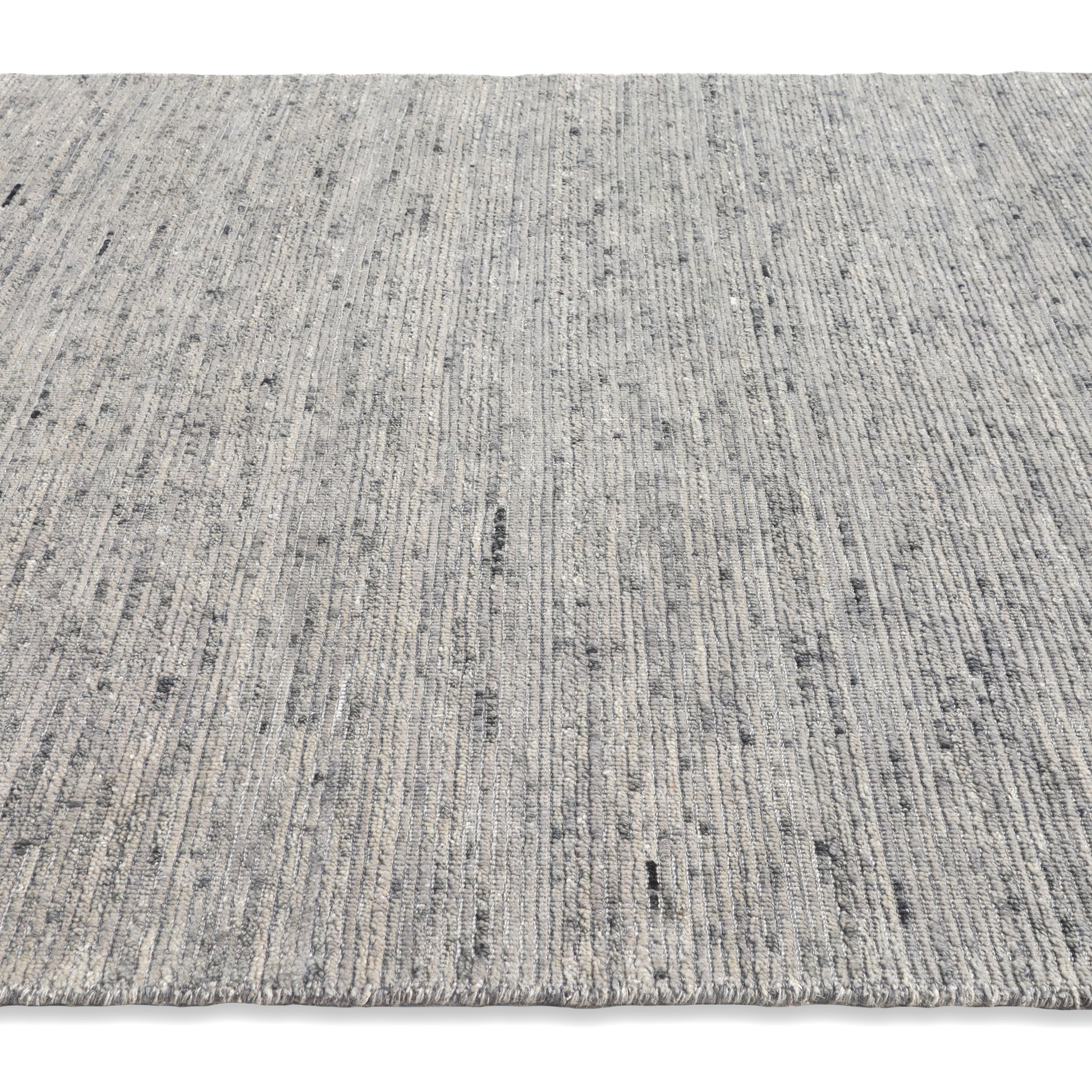 Urban Minimalist Handmade Wool Accent Rug