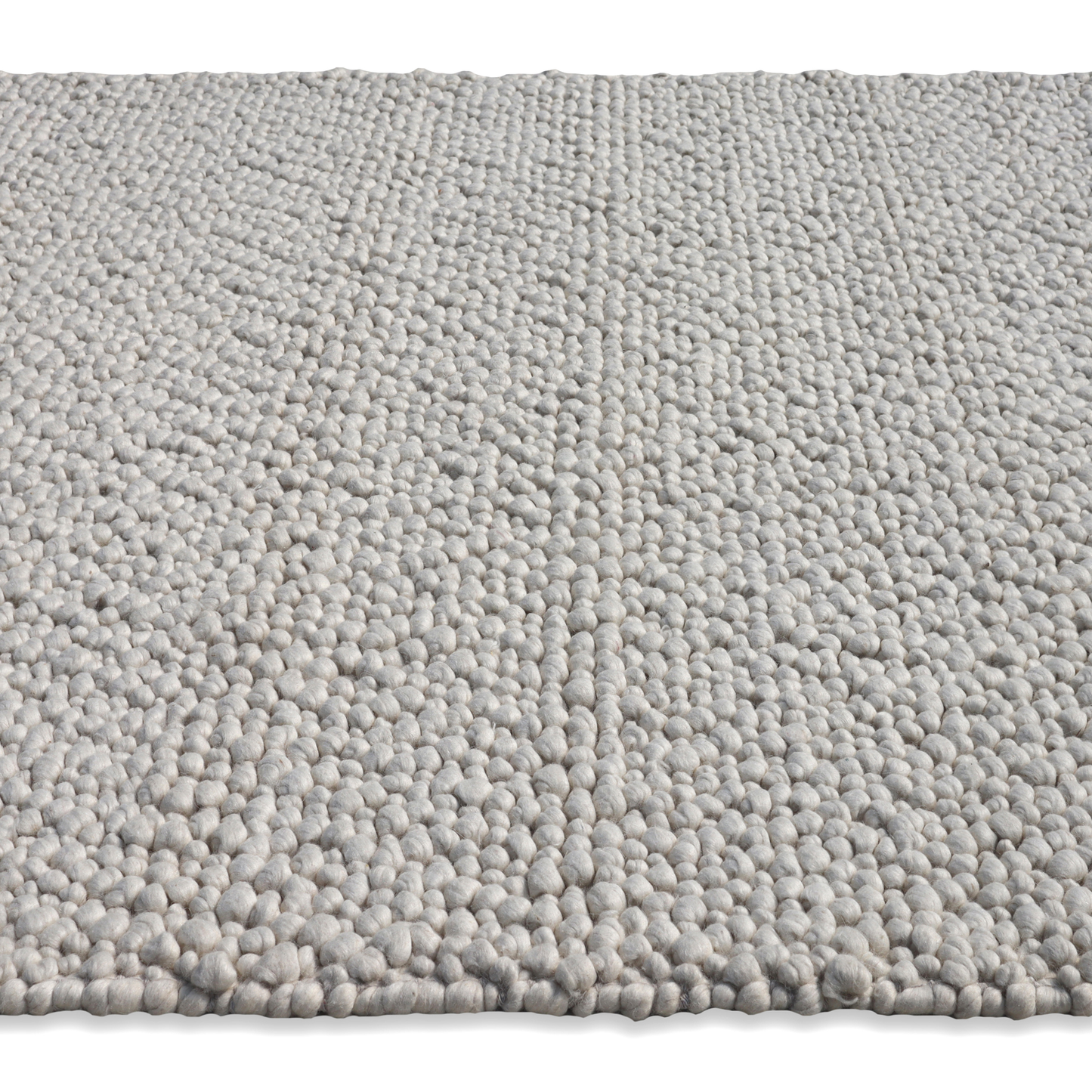 Cozy Cobblestone Handmade Wool Small Rug