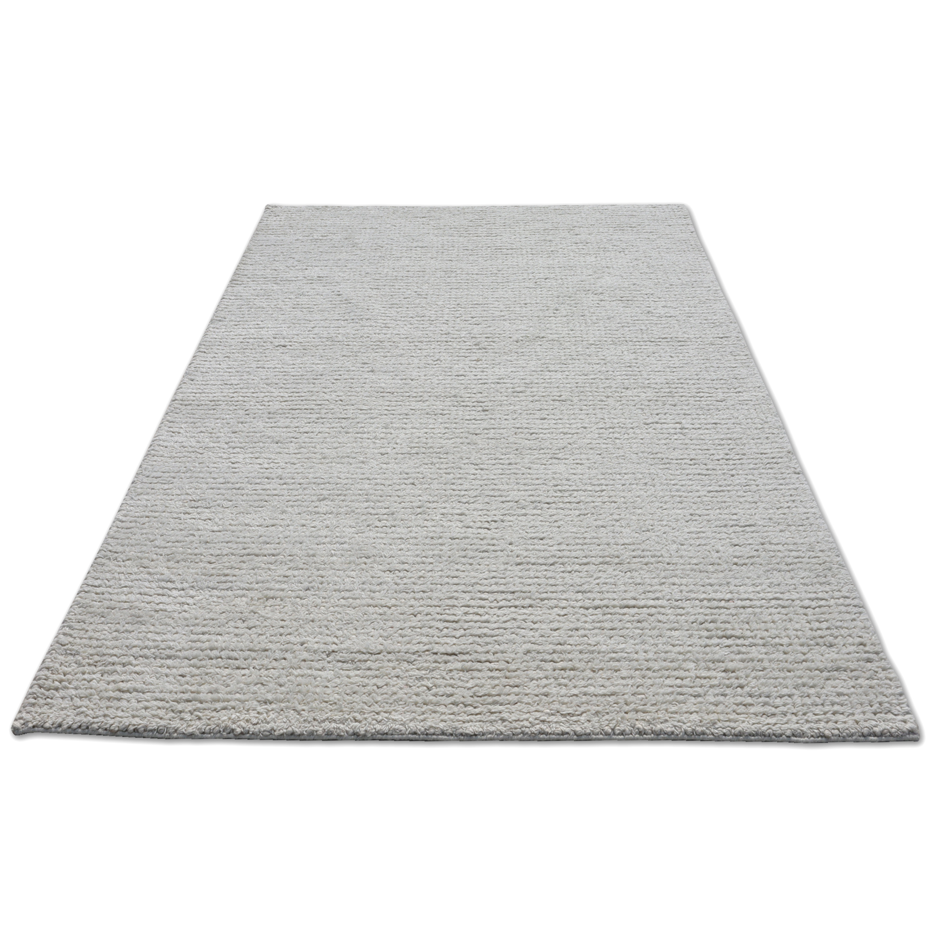 Ivory Tranquility Handmade Wool Accent Rug 