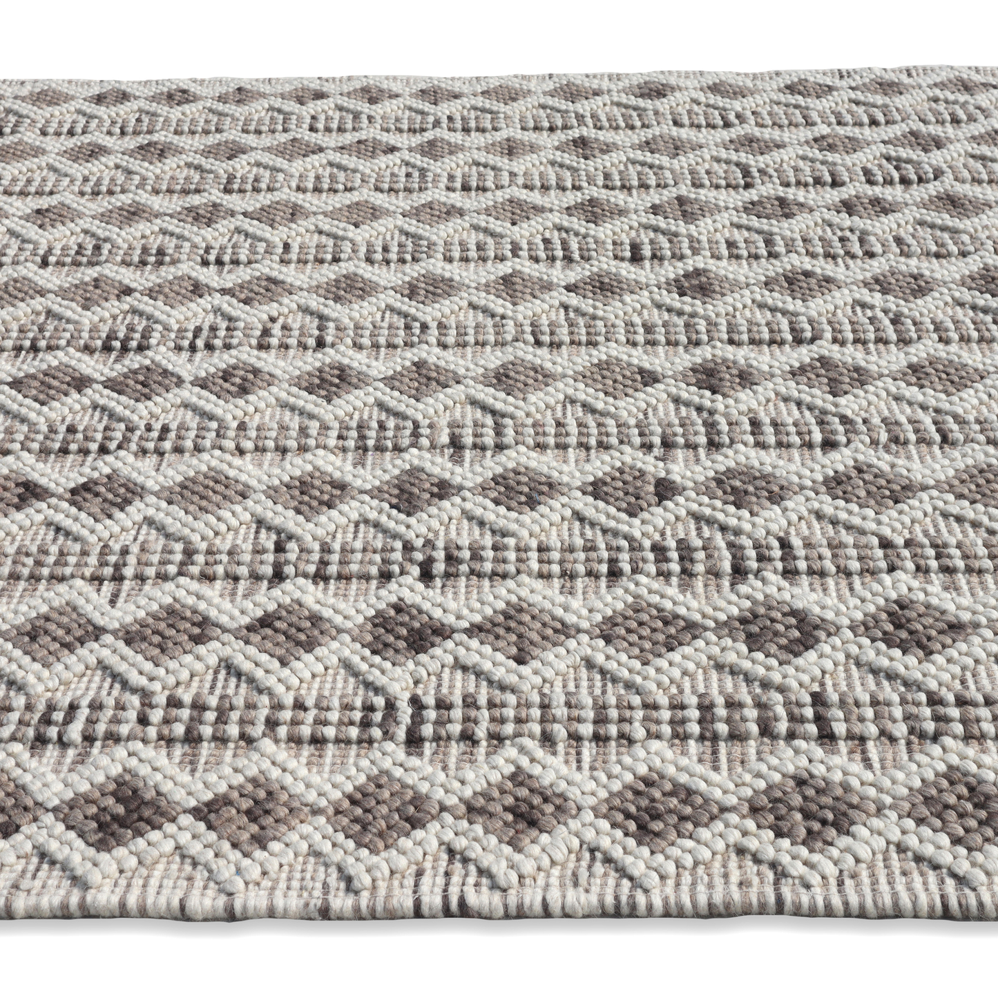 Tribal Trellis Harmony Handmade Wool Accent Rug