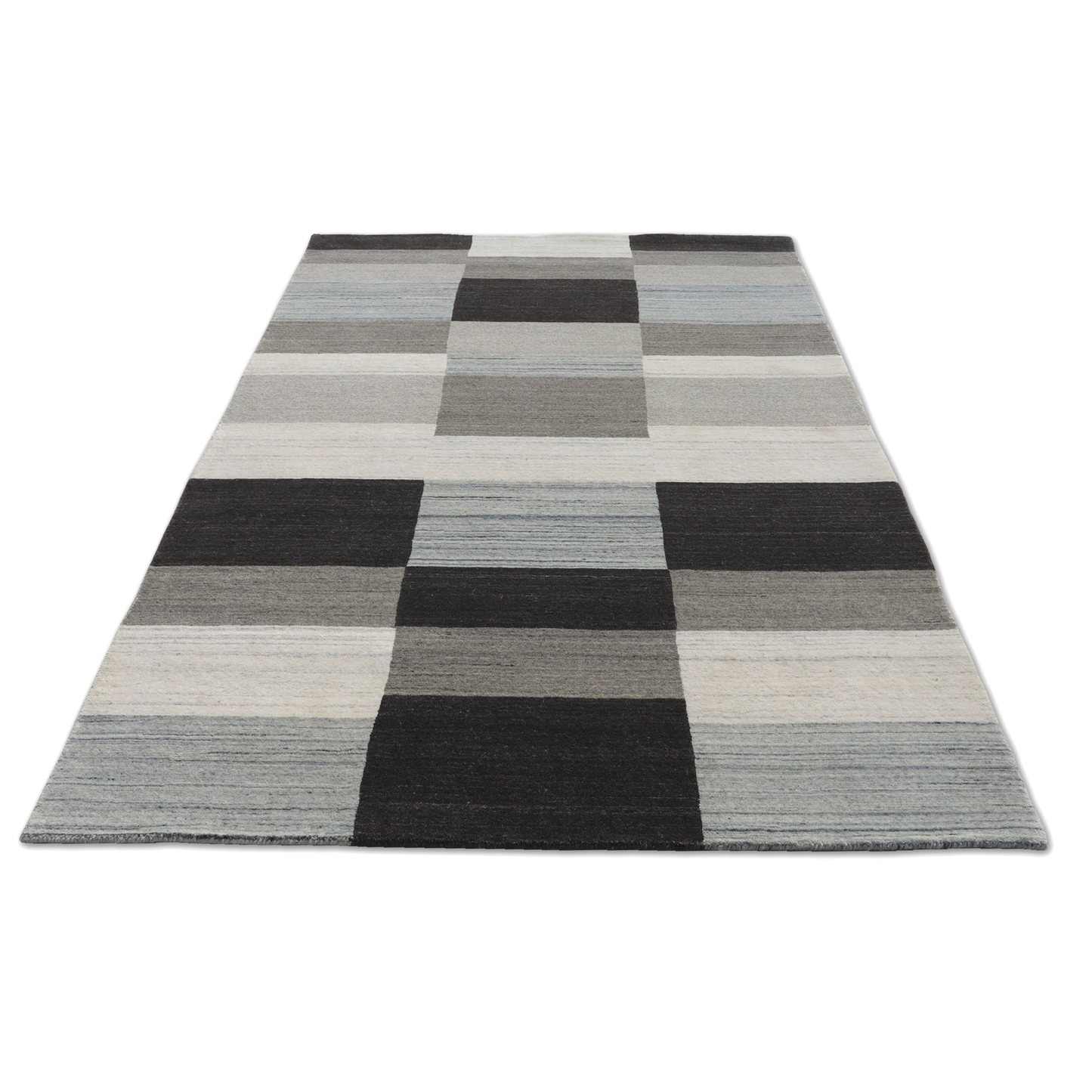 Urban Blocks Harmony Handmade Wool Accent Rug 