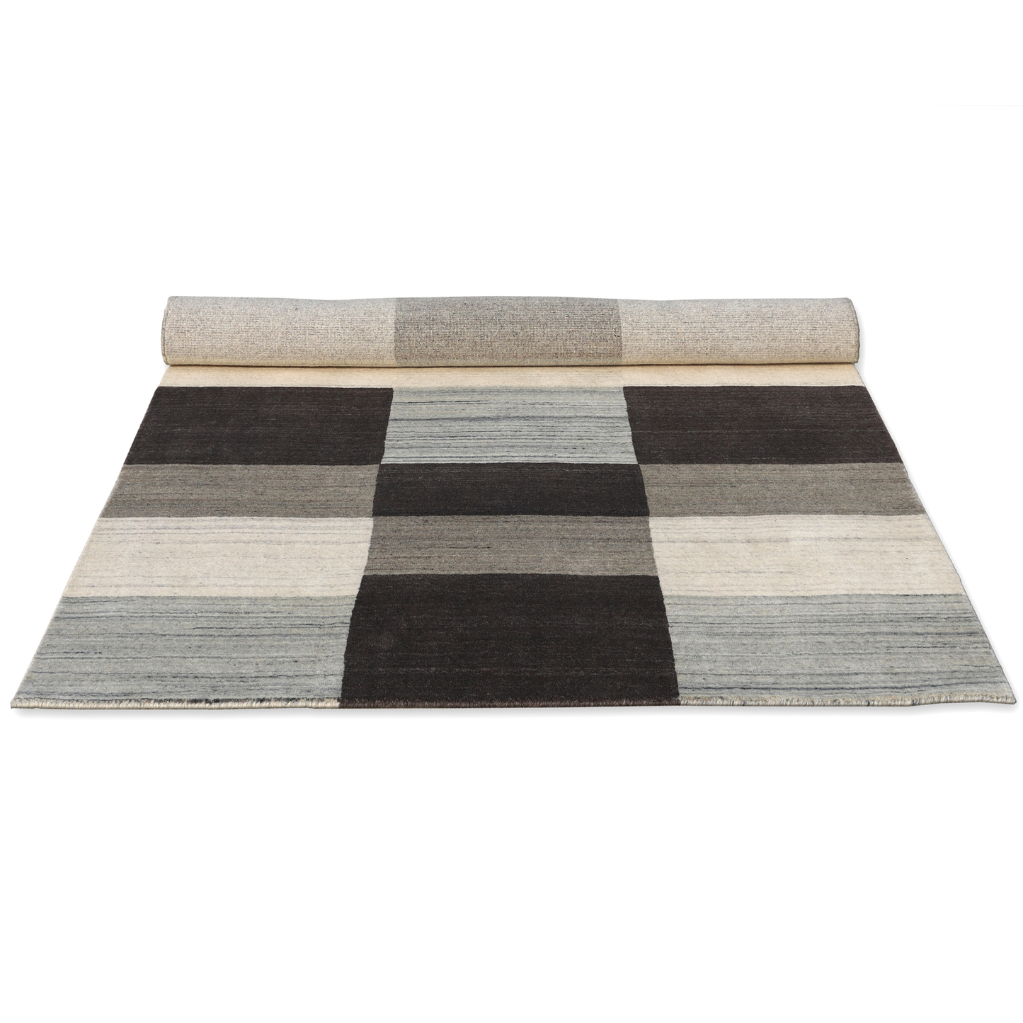 Urban Blocks Harmony Handmade Wool Accent Rug 